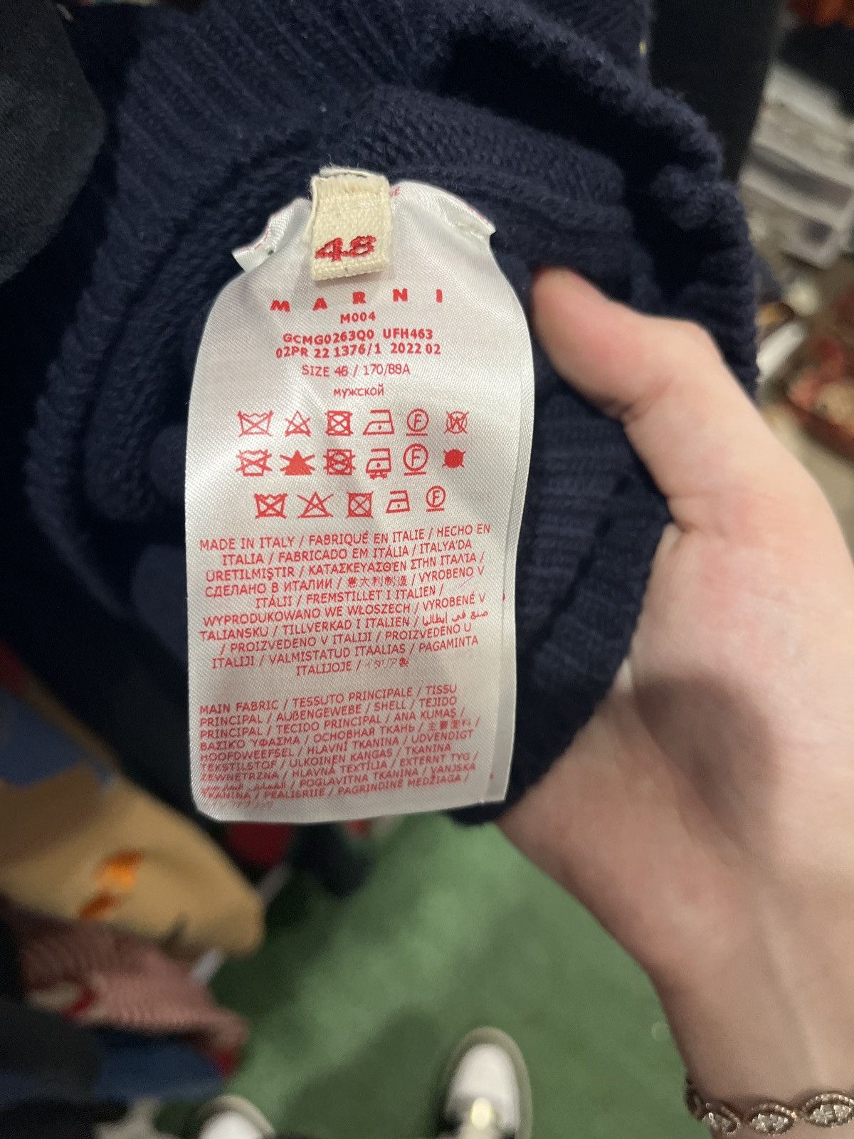 Marni ‘MARNI on ME’ NWT MARNI Reversible Knit Navy Blue Sweater Size US M / EU 48-50 / 2 - 7 Thumbnail