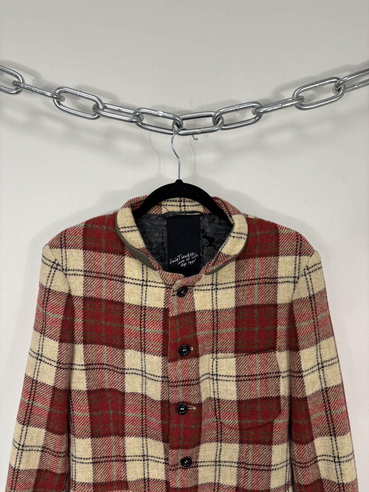 Other Luis Trenker Women’s Plaid Check Alpine Wool Blazer Jacket Size XL / US 12-14 / IT 48-50 - 4 Thumbnail