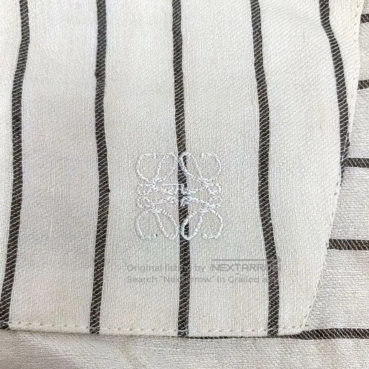 Loewe Loewe Striped Linen Short Sleeve Dress. Size US 36 / EU 52 - 6 Thumbnail