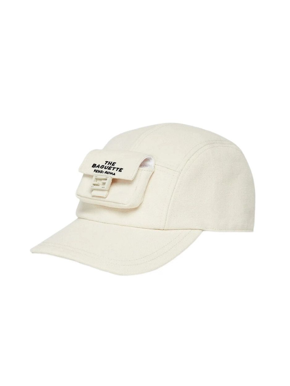 Fendi o1w1db10724 Size: OS / Hat in White Size ONE SIZE - 1 Thumbnail