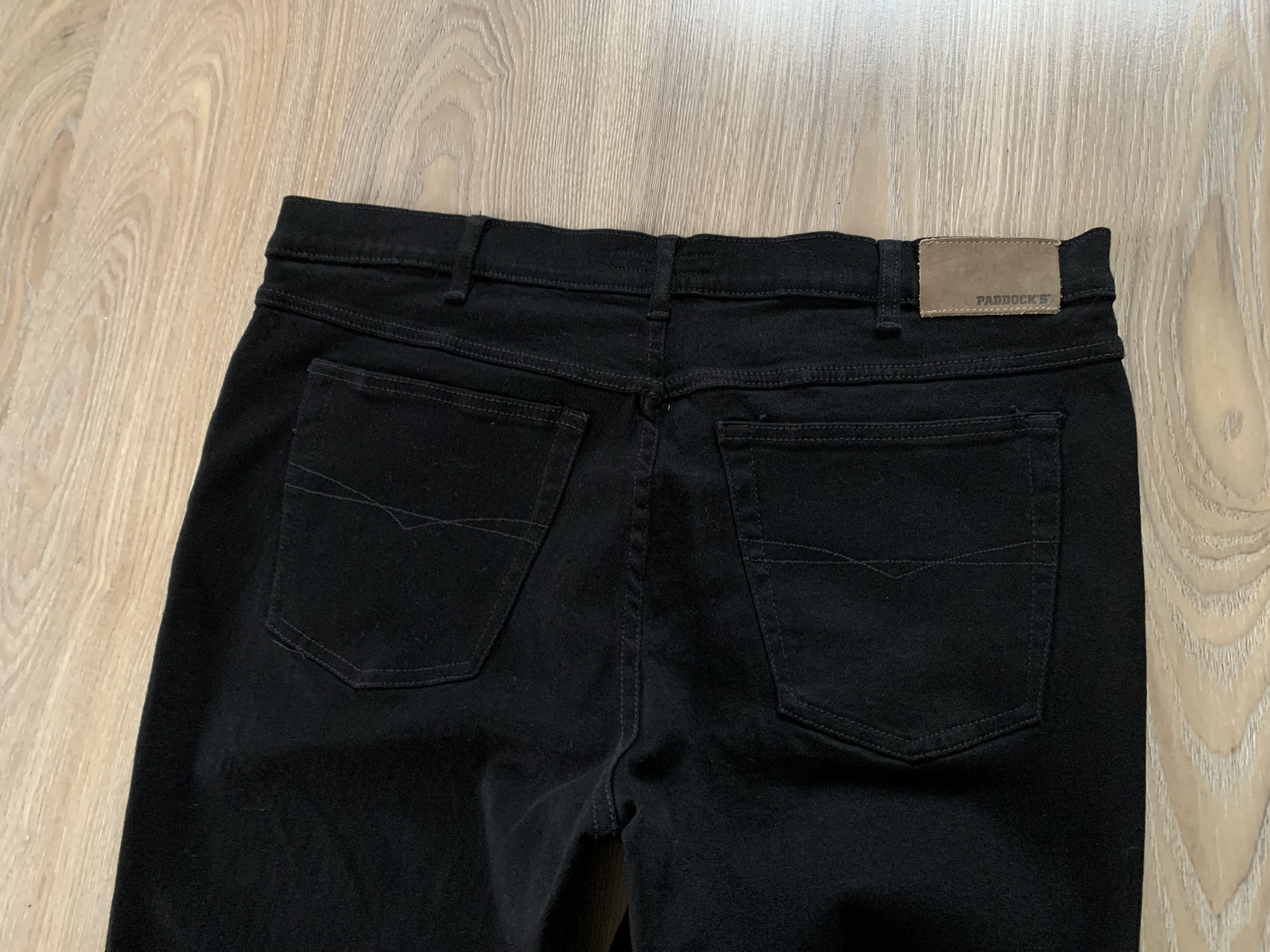 Designer Paddock's Ranger Black Denim Jeans Size US 40 / EU 56 - 8 Thumbnail