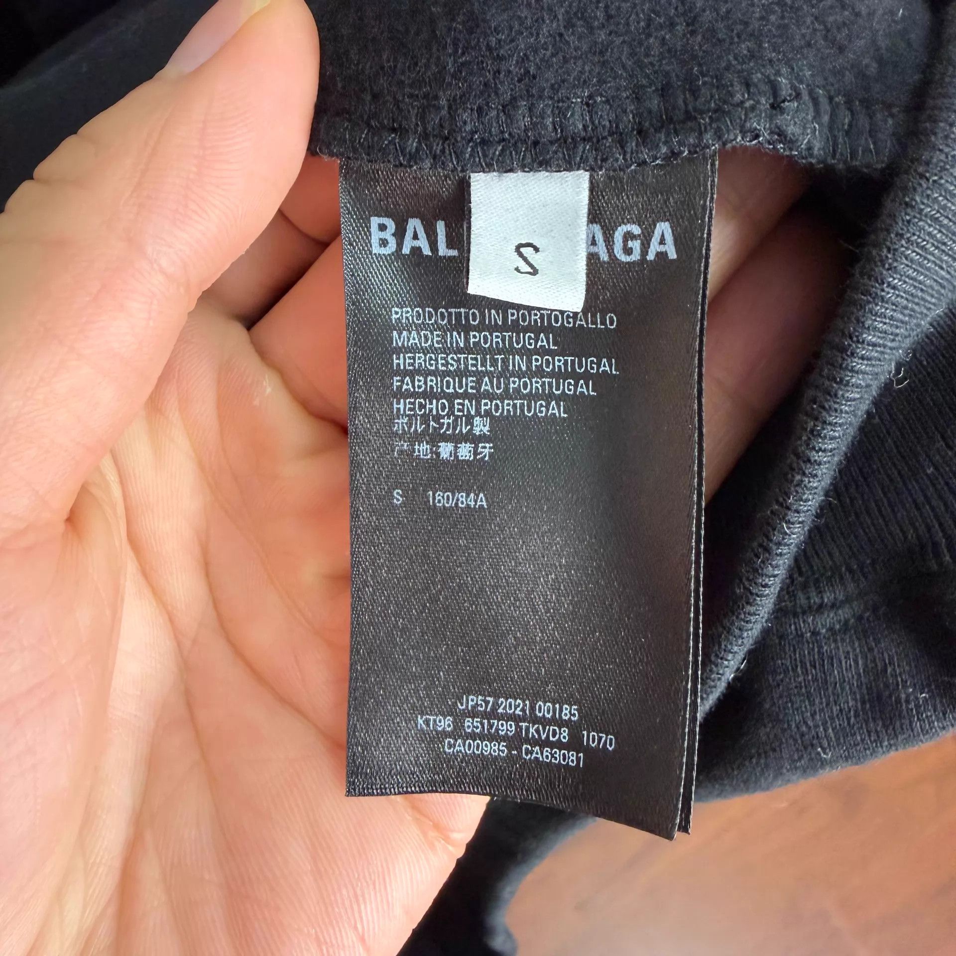 Balenciaga Balenciaga x NASA FW21 Men LS Logo Black Sweatshirt S Size US S / EU 44-46 / 1 - 7 Thumbnail