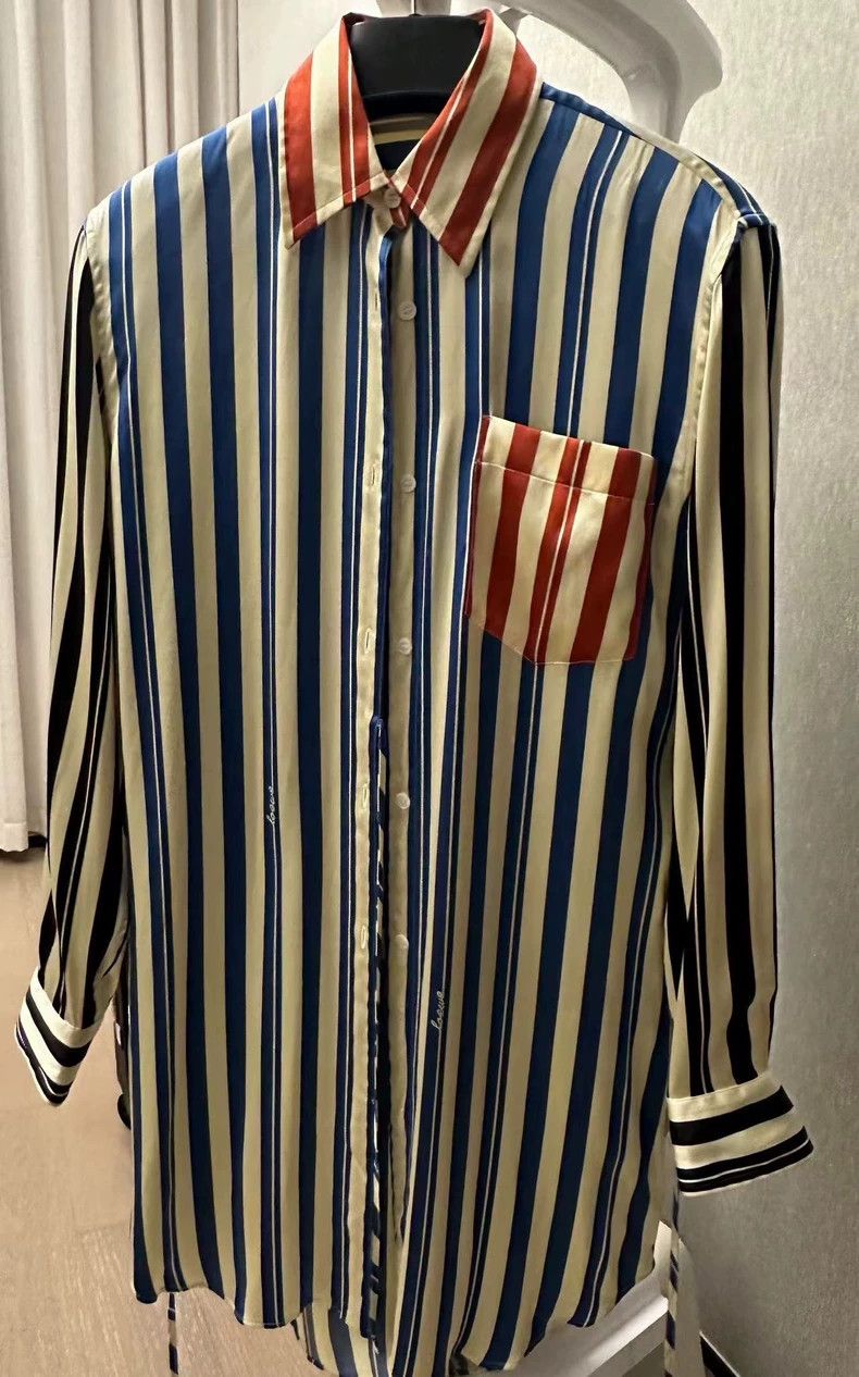 Loewe LOEWE size38 Silk men's shirt (size 38) Size US XXS / EU 40 - 1 Thumbnail