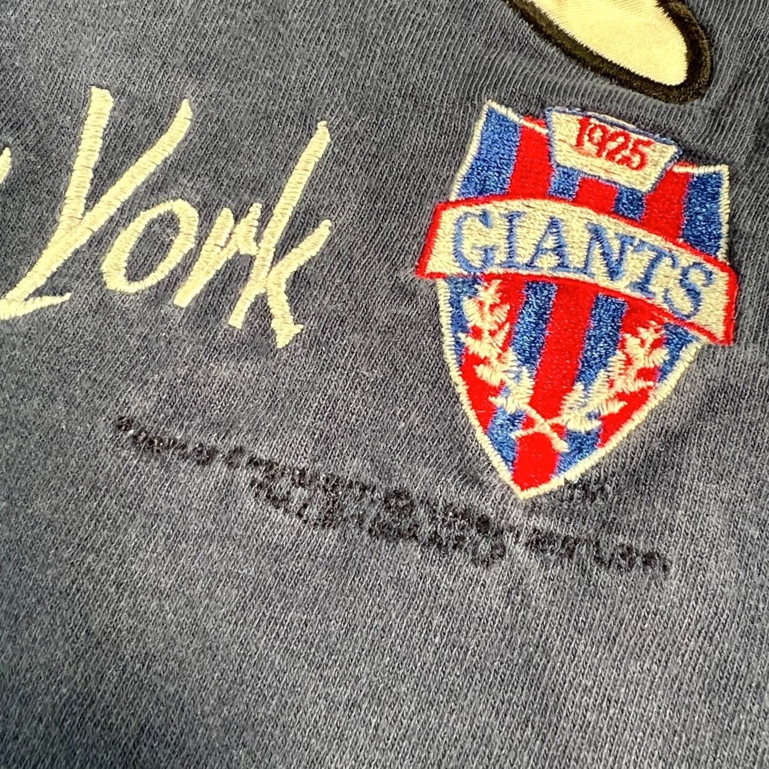 Peanuts VINTAGE Peanuts T-Shirt Mens Large Blue Snoopy Woodstock NY Giants 90s Graphic Size US L / EU 52-54 / 3 - 4 Thumbnail