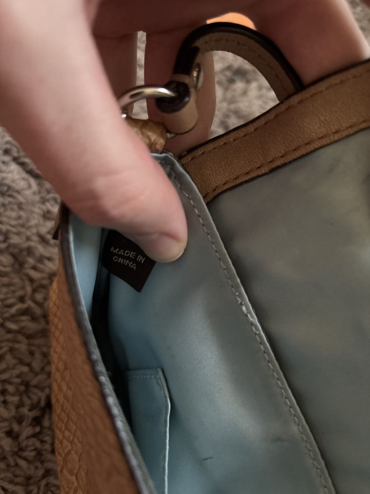 Coach Coach Alligator Skin Clutch/ Wristlet with removable strap Size ONE SIZE - 7 Thumbnail