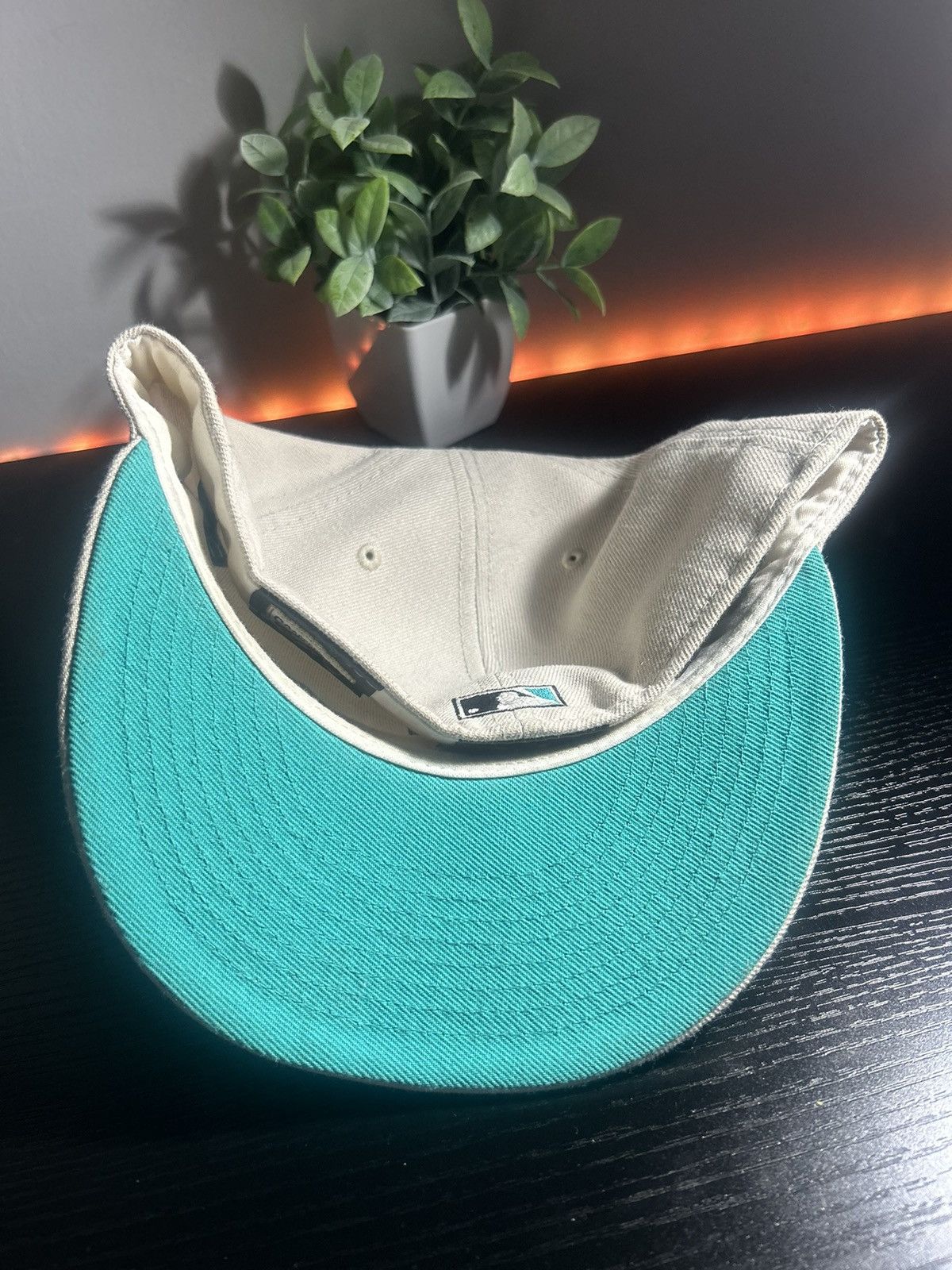 Hat Club × Vintage FLORIDA MARLINS FITTED HAT SIZE 5/8 Size ONE SIZE - 3 Thumbnail