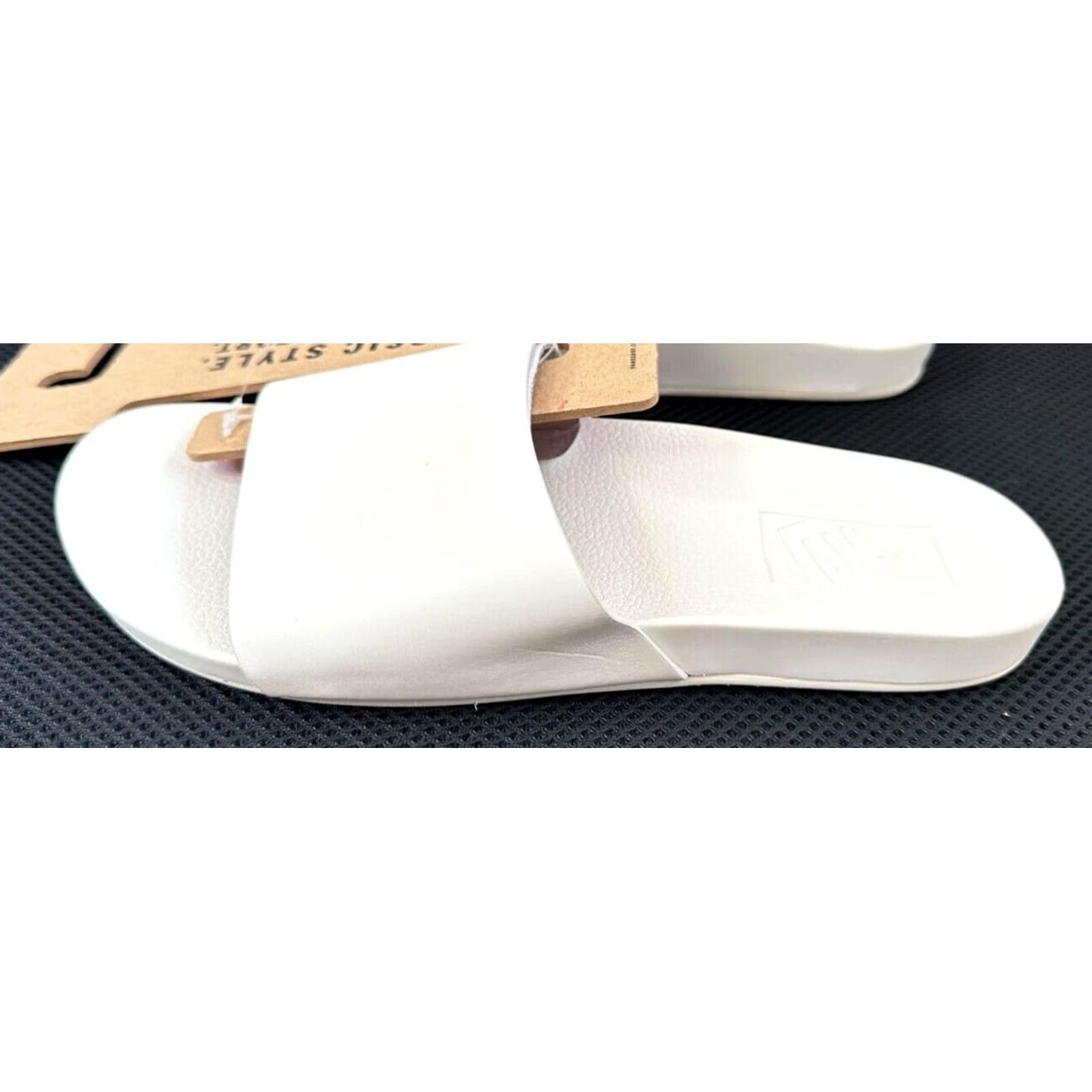 Vans VANS Decon Leather Slide Sandal Marshmallow White Womens US 11 New Size US 11 / IT 41 - 6 Thumbnail