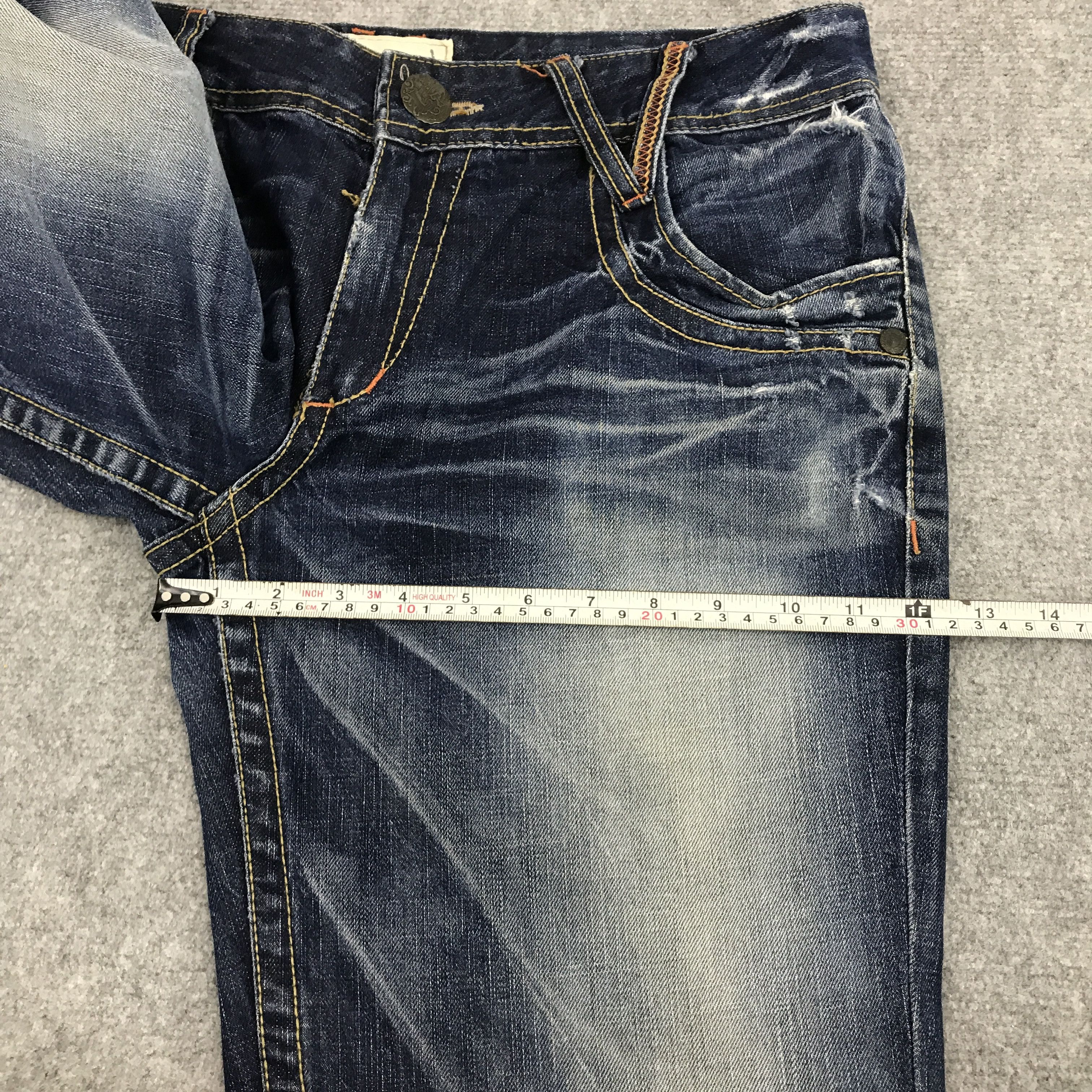 Japanese Brand JAPAN STYLE LOLITA DISTRESSED DENIM JEAN Size US 34 / EU 50 - 11 Thumbnail