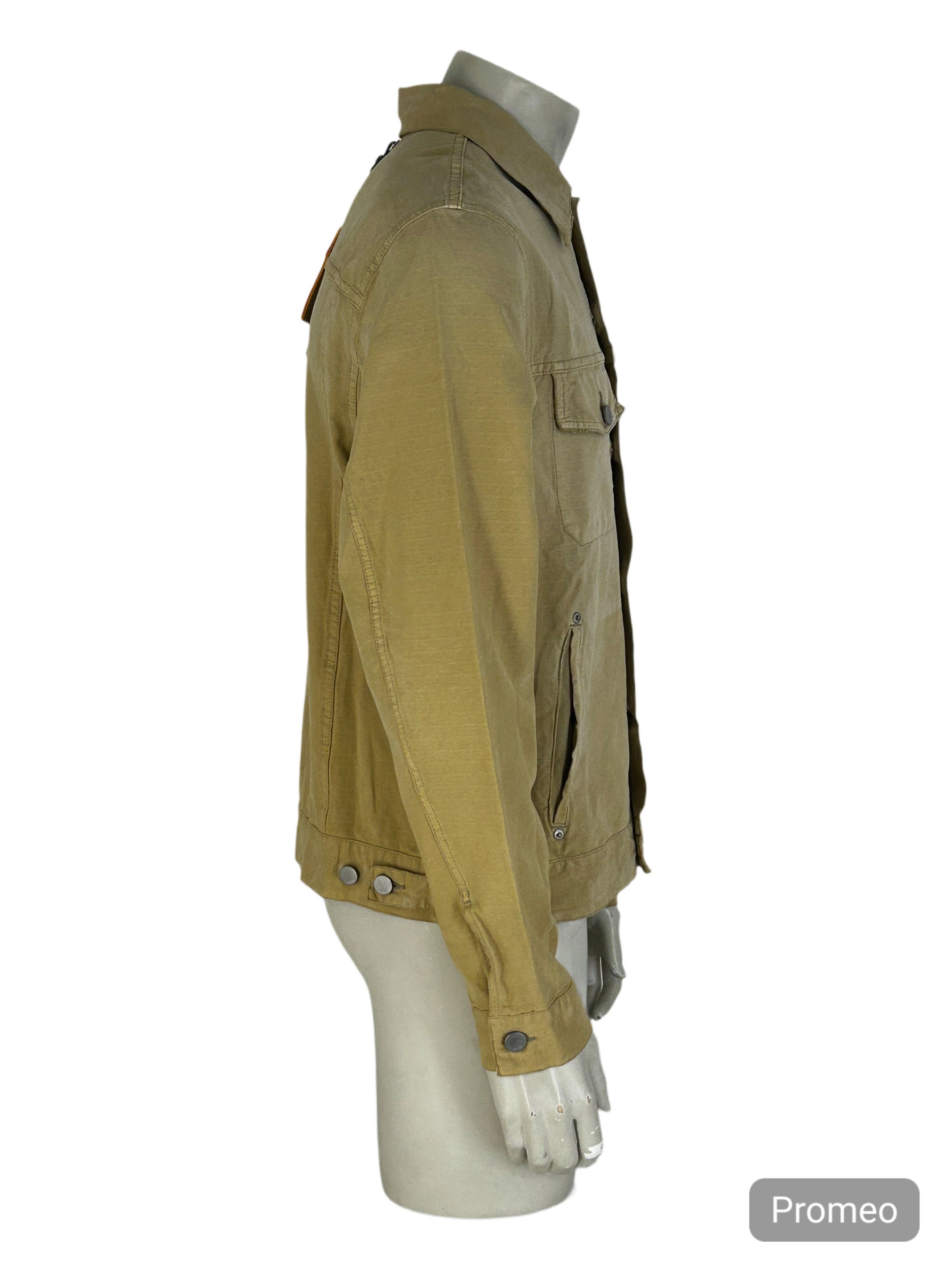 Fendi FENDI TONAL COTTON FLANNNEL STRIPES TRUCKER JACKET Size US XL / EU 56 / 4 - 2 Thumbnail