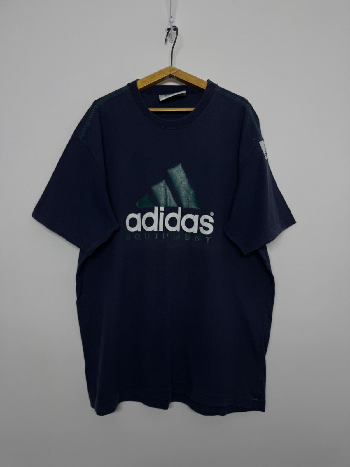 Adidas Adidas Equipment Vintage 90 s T-Shirt Size US L / EU 52-54 / 3 - 3 Thumbnail