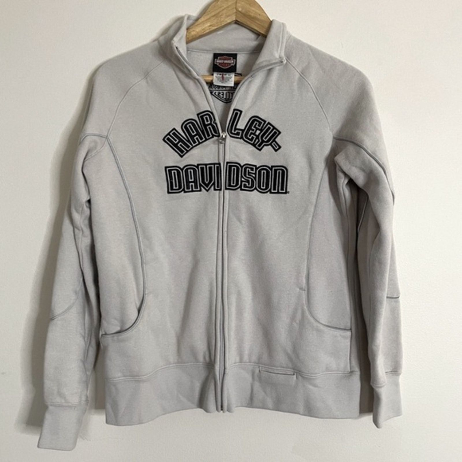 Harley Davidson HARLEY-DAVIDSON DEFLECTOR UNISEX HOODED RIDING FLEECE JACKET Size M / US 6-8 / IT 42-44 - 1 Thumbnail