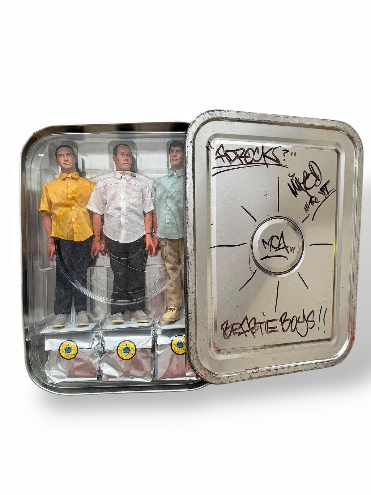 RARE SIGNED 1998 Beastie Boys x Bape Hello Nasty Figures