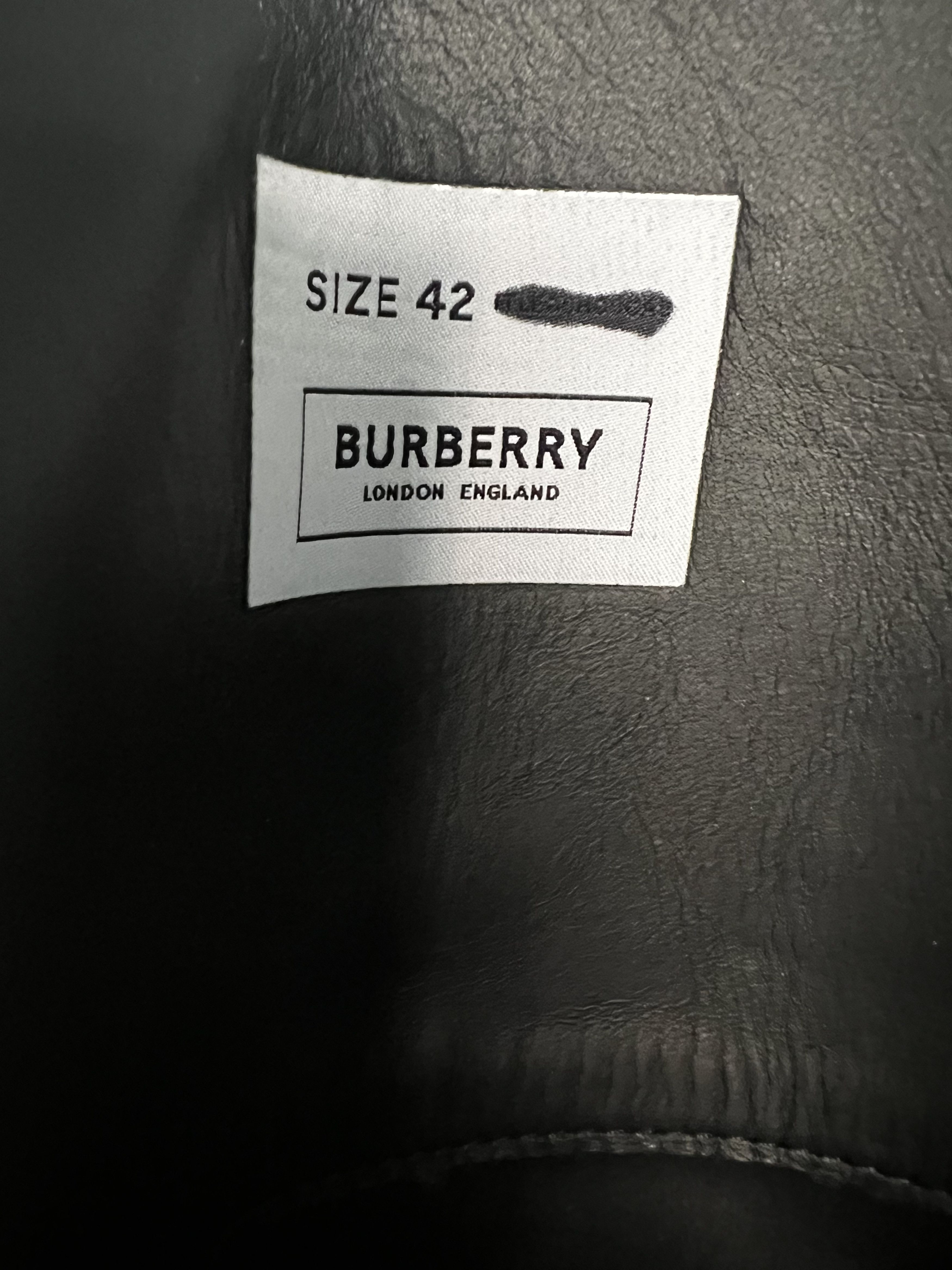 Burberry Knee-High Leather Sneakers Size US 9 / EU 42 - 11 Thumbnail
