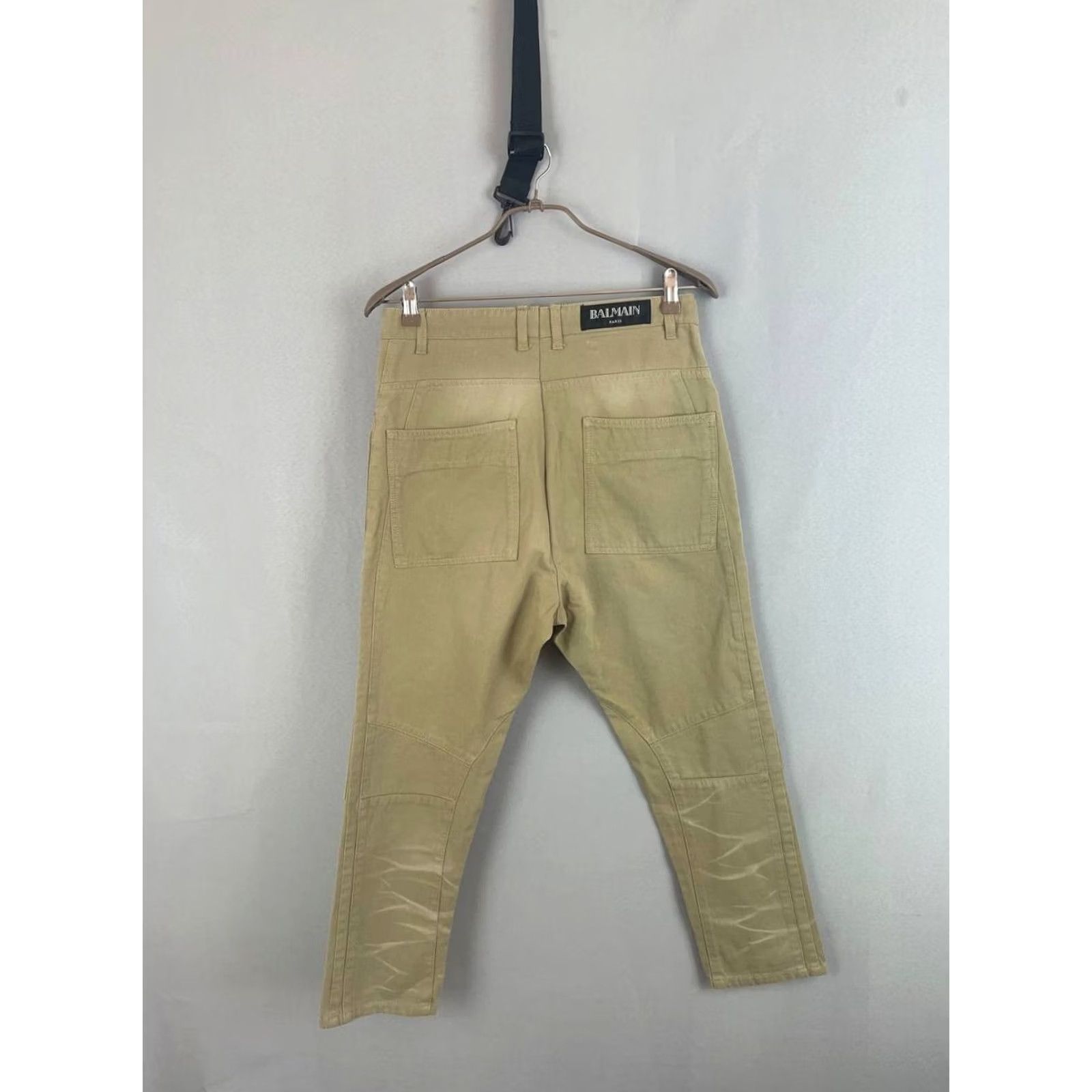 Balmain Balmain Jeans Mens Denim Straight Leg XS Brown Cotton Belt Loop 5-Pocket Design Vintage: No Size US 27 - 2 Thumbnail
