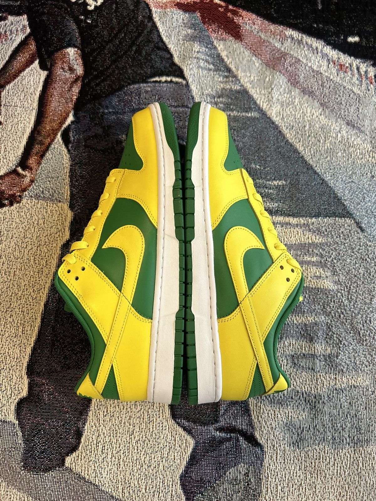 Nike Nike Dunk Low Reverse Brazil Size US 13 / EU 46 - 3 Thumbnail