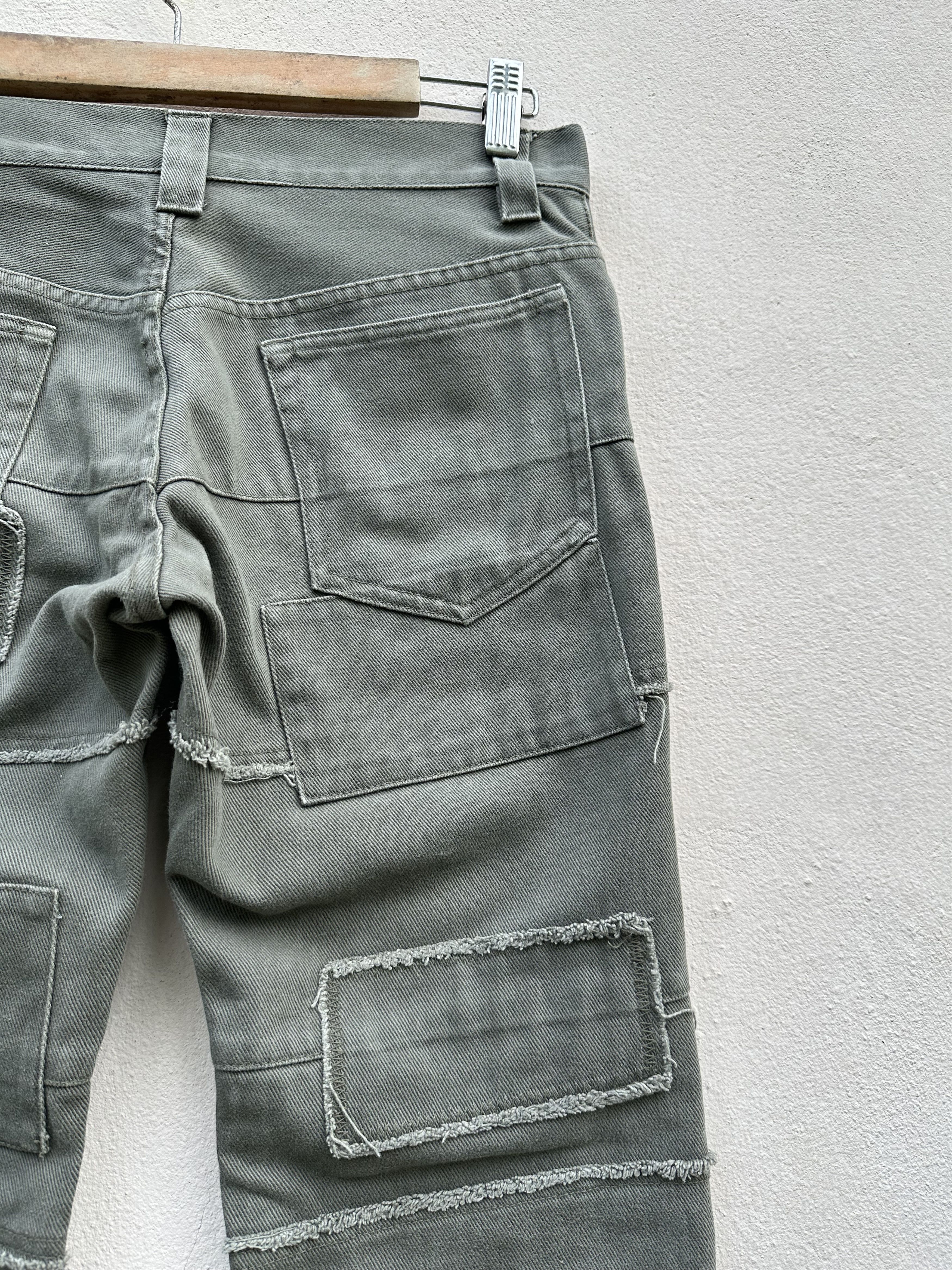 Hysteric Glamour Vintage World Wide Love Patchwork Hagi Denim Jeans Size US 29 - 17 Thumbnail