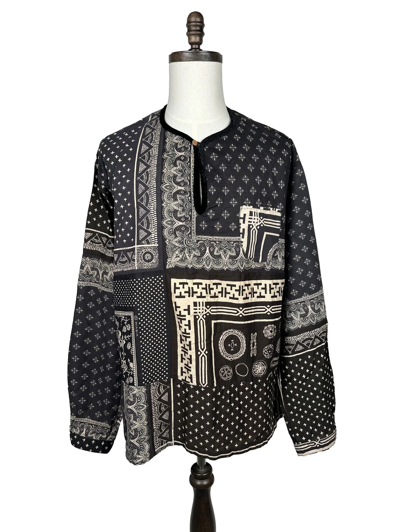 【visvim】 ICT PO tunic Size4 visvim Tunic P.O. Black | HAVEN