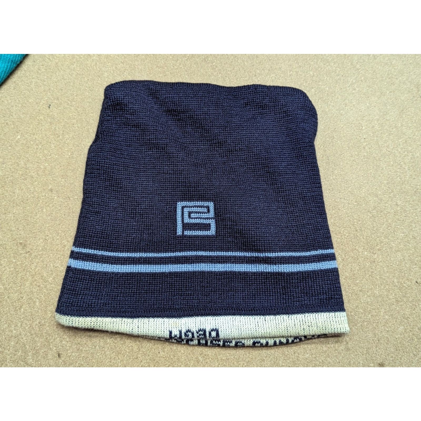Vintage VINTAGE peter Steinebronn Ski Beanie Hat Wool Lined Blue Knit Unisex Adults One Size Beanie Mens Womens Girls Boys Size ONE SIZE - 2 Thumbnail