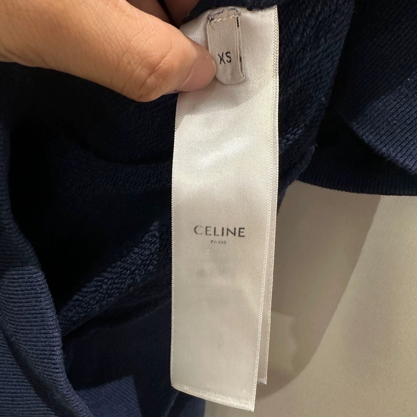 Celine Celine Logo Lettering Longsleeve Cotton Sweatshirt XS Size XS / US 0-2 / IT 36-38 - 4 Thumbnail