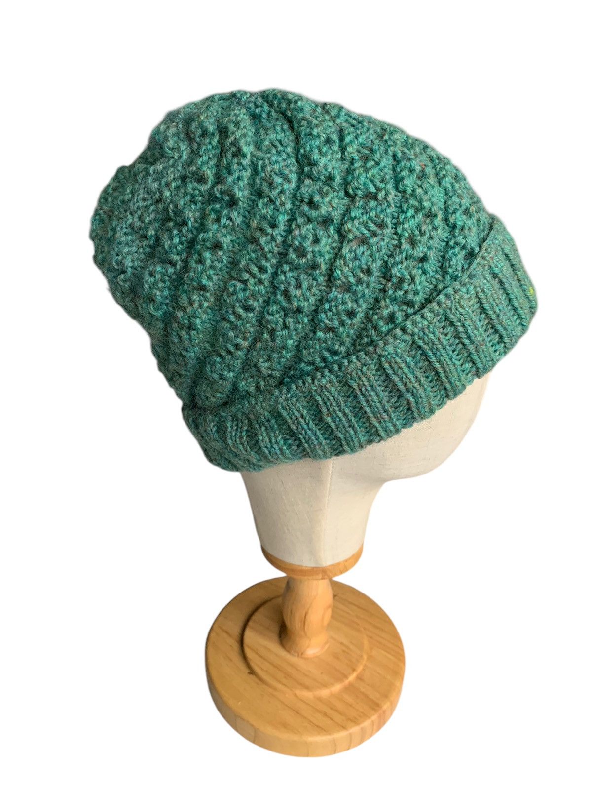 Japanese Brand × Kapital × Vintage Knitted Crochet Rare Design Beanie Hats🌈 Size ONE SIZE - 3 Thumbnail