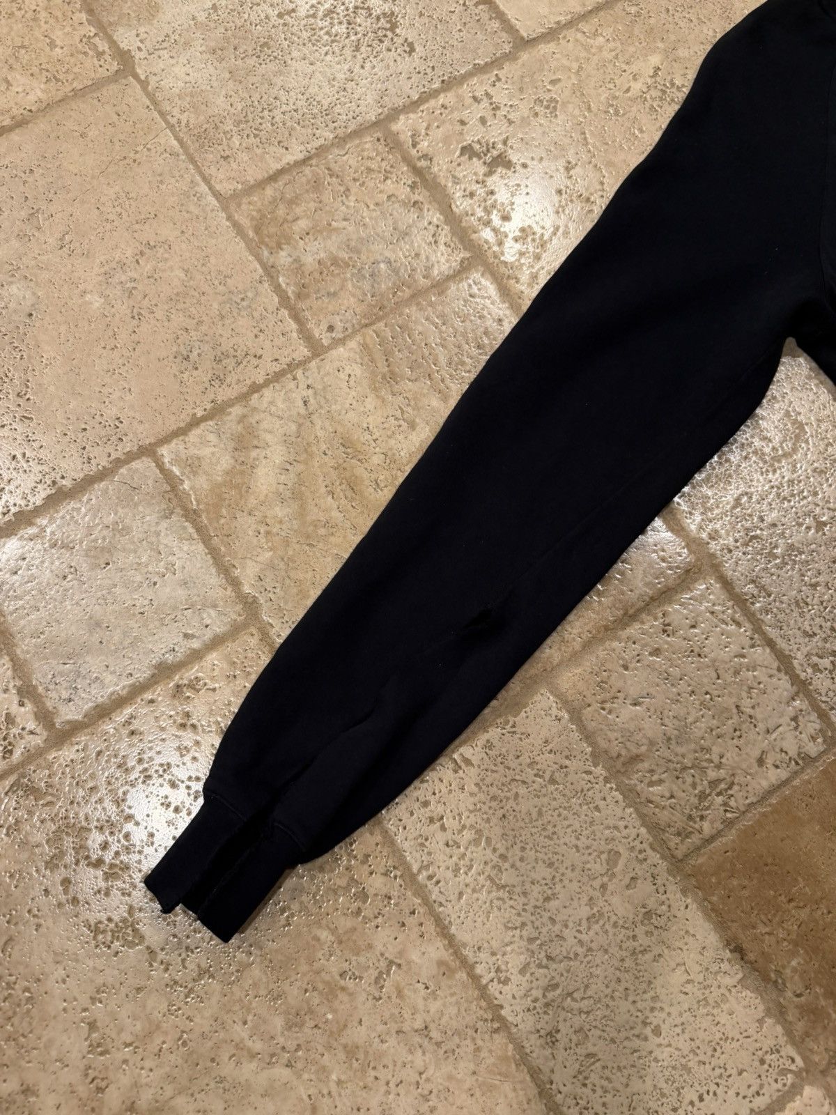 Rick Owens Drkshdw Rick Owens Drkshdw FW20 Performa Cuff Slit Black Sweatshirt Size US L / EU 52-54 / 3 - 8 Thumbnail