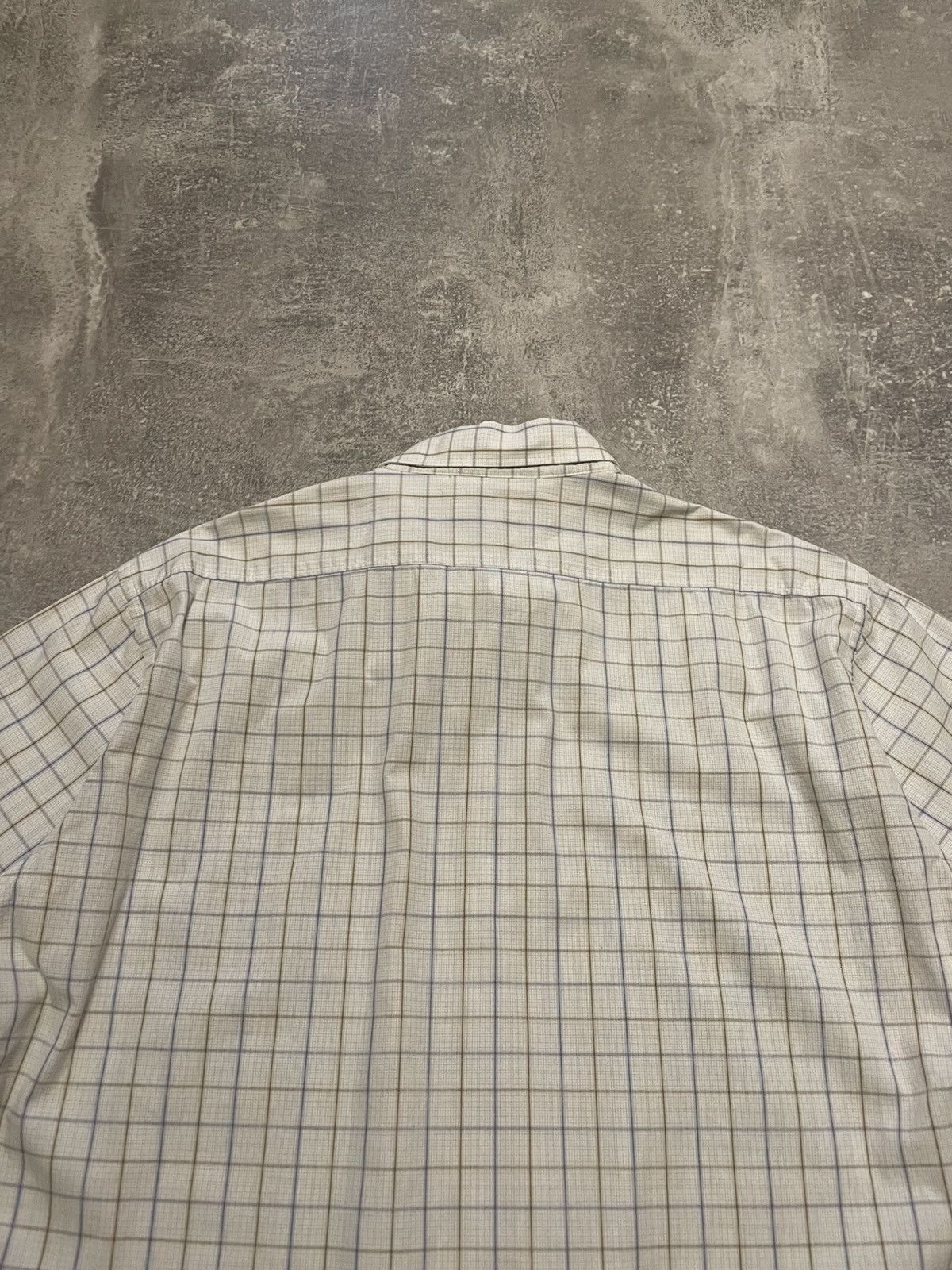 Vintage Vintage YSL Yves Saint Laurent Checked Long Sleeve Shirt Size US XL / EU 56 / 4 - 13 Thumbnail