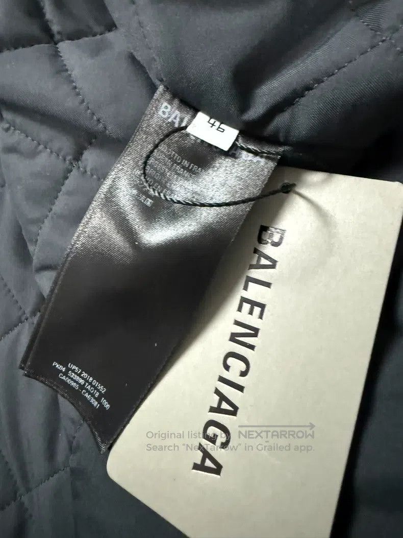 Balenciaga Balenciaga Letter Logo Long Cotton Coat Parka Size US S / EU 44-46 / 1 - 5 Thumbnail
