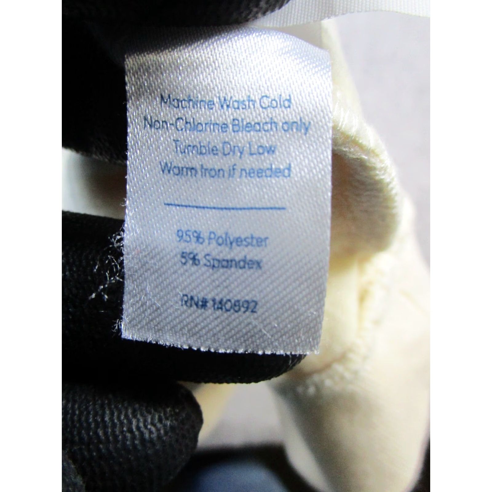 Marine Layer Marine Layer Sweater Womens L Ivory Ribbed Knit Pullover V-Neck Size L / US 10 / IT 46 - 4 Thumbnail