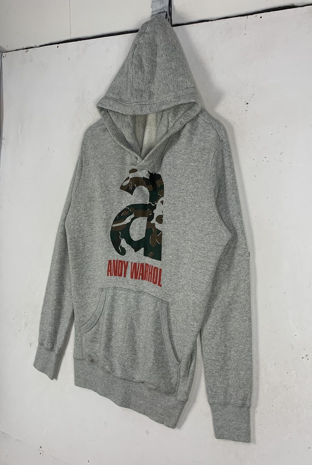 Andy Warhol × Uniqlo Uniqlo Andy Warhol hoodie camouflage spell-out logo hoodie Size M / US 6-8 / IT 42-44 - 2 Thumbnail