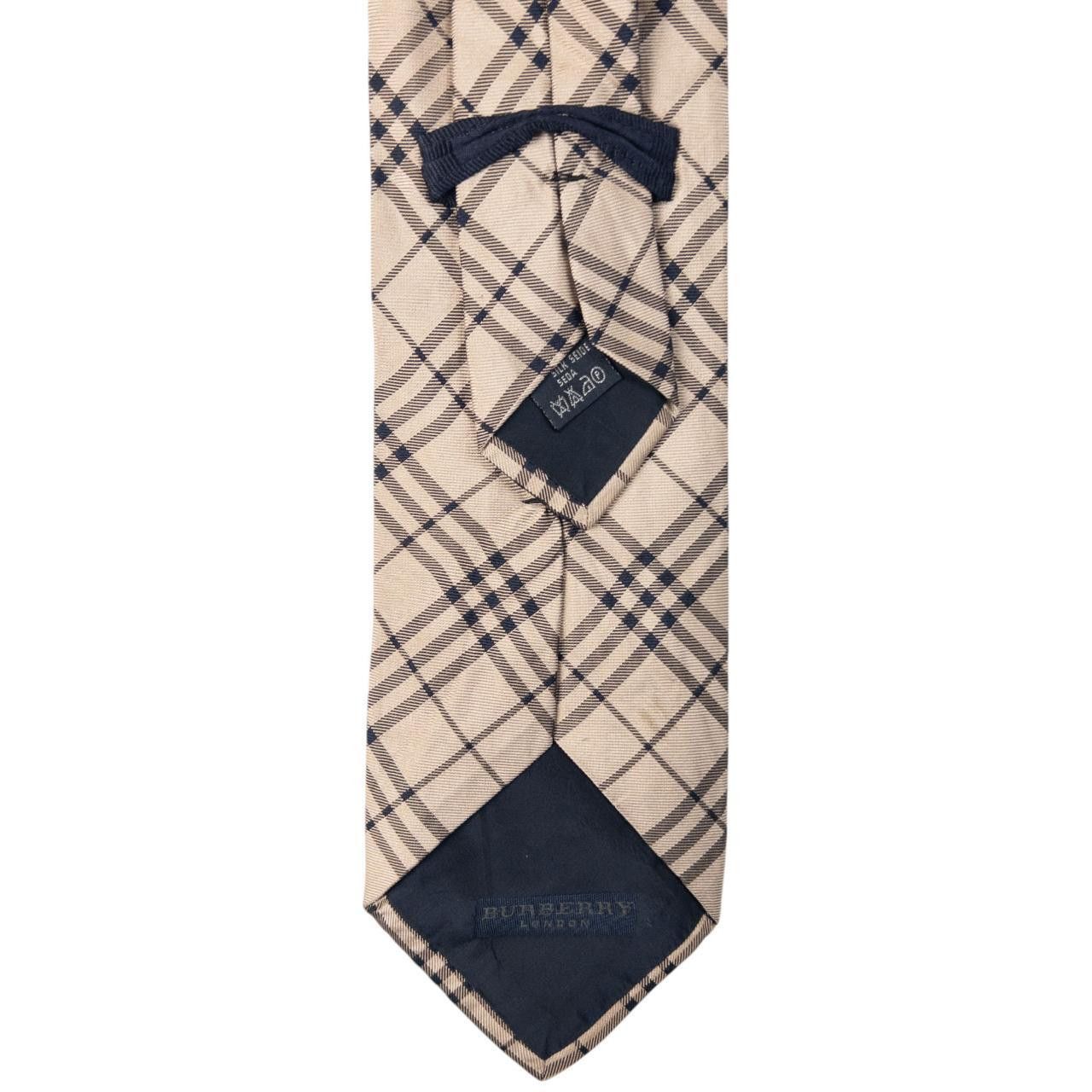 Burberry Vintage Burberry Nova Check Silk Tie Size ONE SIZE - 4 Thumbnail