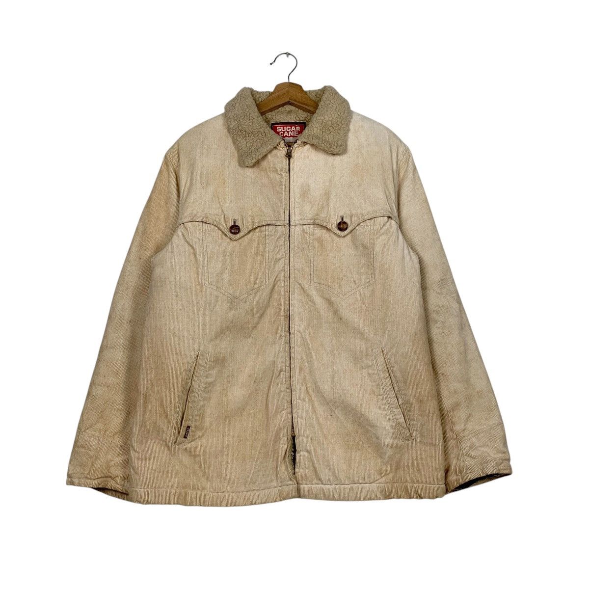 Sugar Cane Vintage Sugar Cane Corduroy Denim Jacket Size US L / EU 52-54 / 3 - 1 Thumbnail