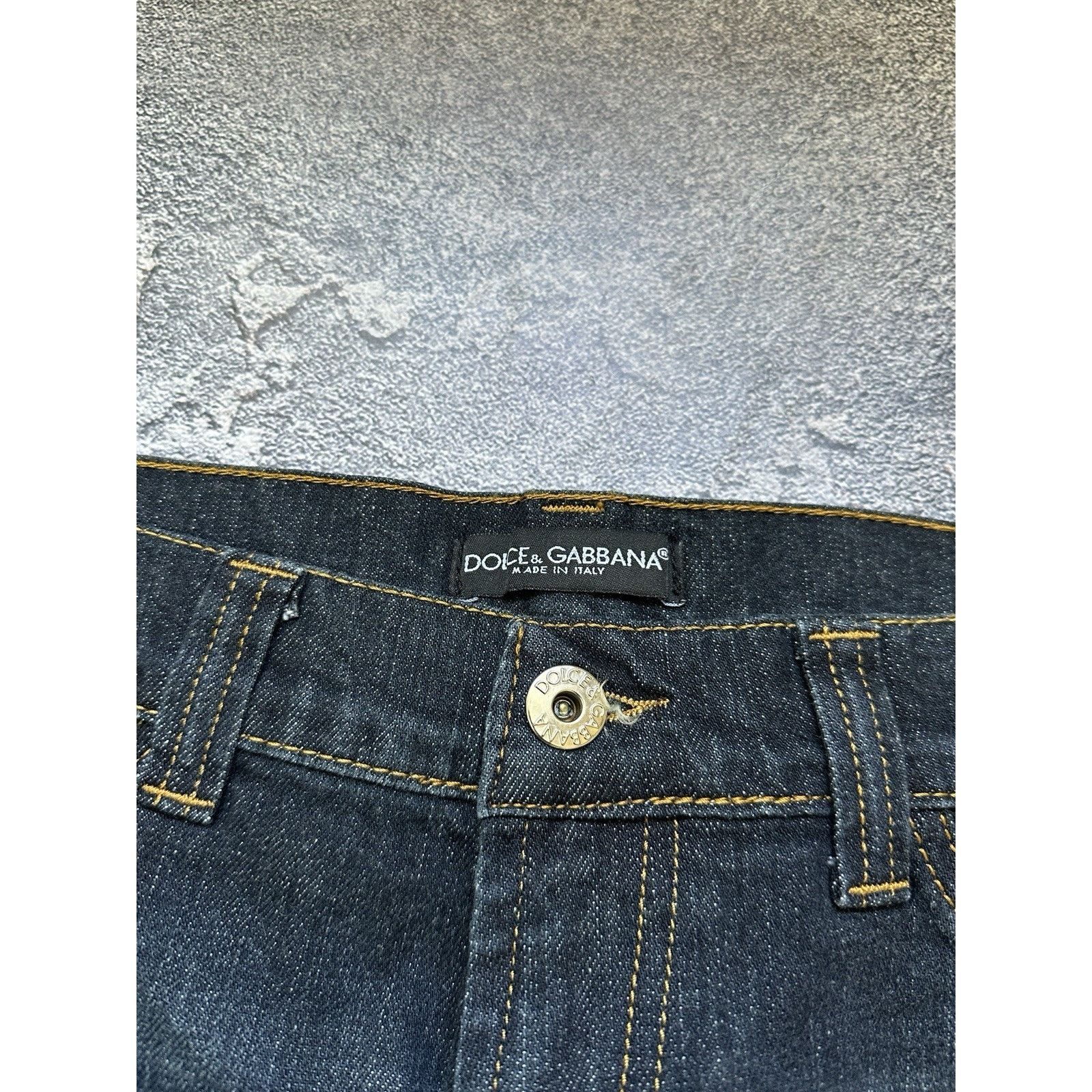 Dolce & Gabbana Dolce & Gabbana Don’t Touch My Bum Women’s Denim Pants Y2k Size 32" / US 10 / IT 46 - 4 Thumbnail