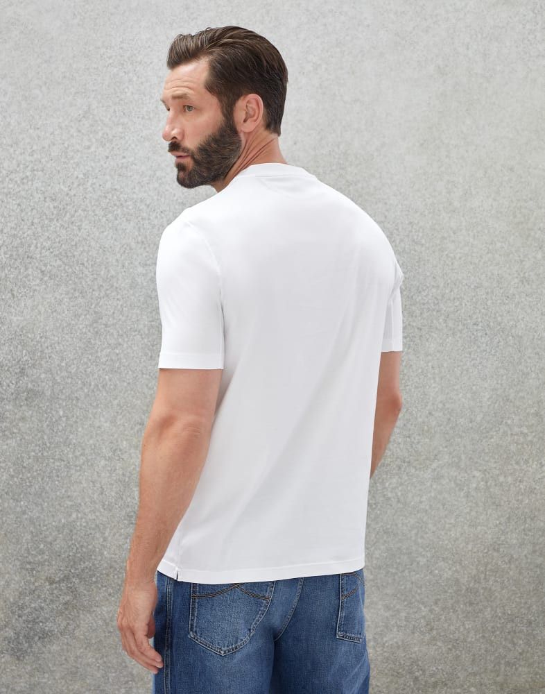 Brunello Cucinelli o1w1db10924 T-Shirt in White Size US XS / EU 42 / 0 - 3 Thumbnail