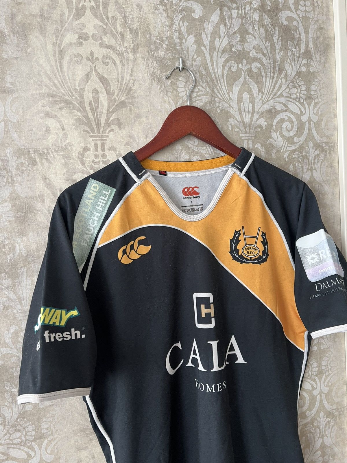 Canterbury of New Zealand Vintage Canterbury Currie RFC Rugby Jersey #20 Subway Shirt Size US L / EU 52-54 / 3 - 4 Thumbnail