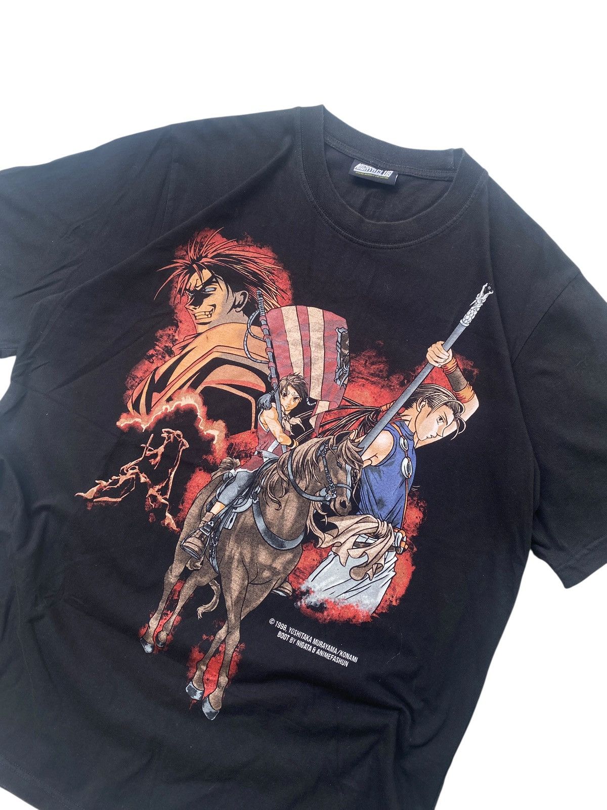 Playstation Rare Suikoden II Game Graphic Tee Konami Playstation Black Size US L / EU 52-54 / 3 - 3 Thumbnail
