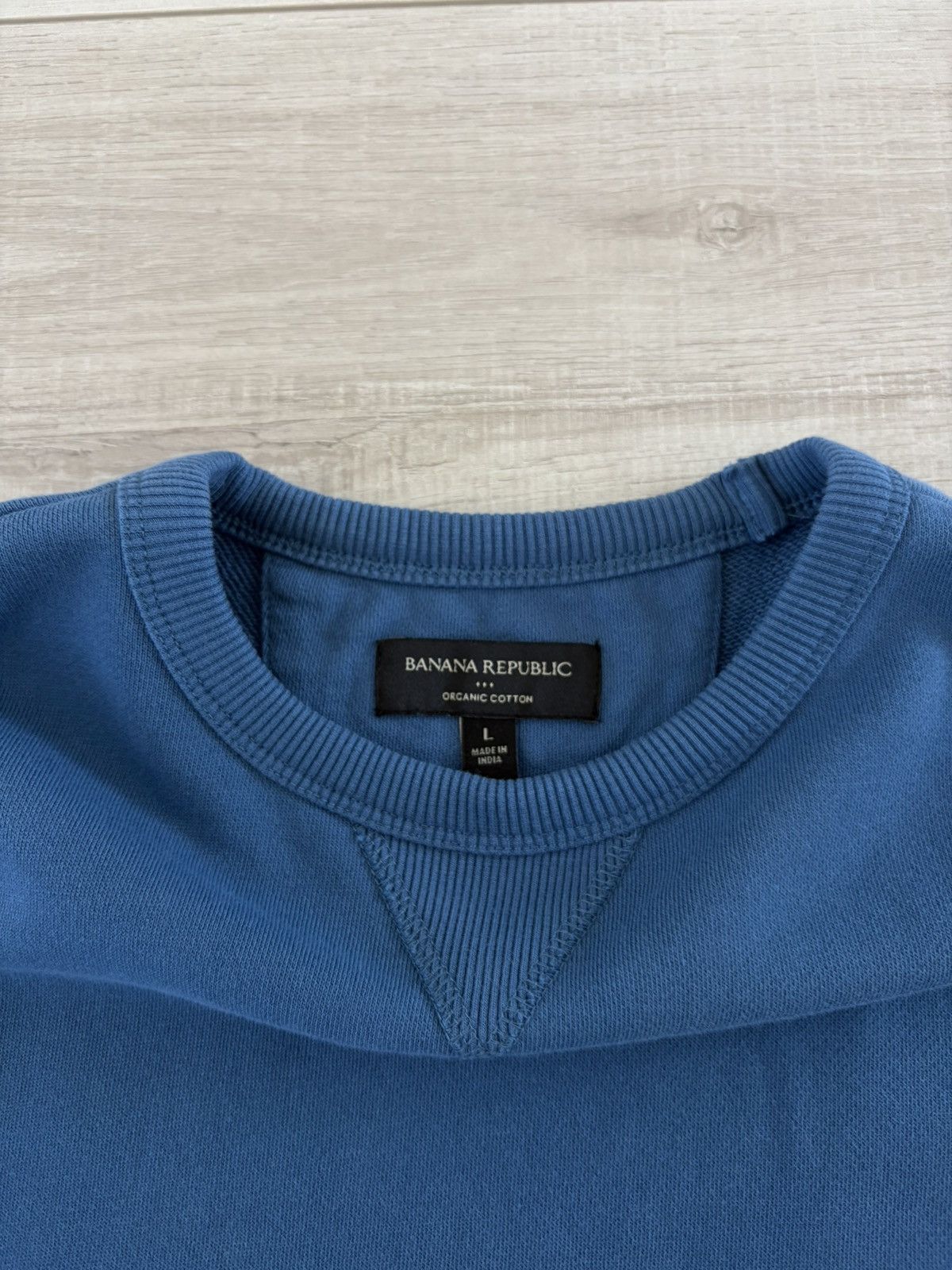 Banana Republic Title: Banana Republic Crewneck Sweatshirt — Steel Blue Size US L / EU 52-54 / 3 - 2 Thumbnail