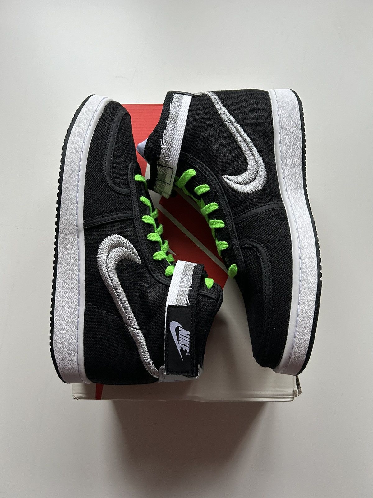 image of Nike Vandal Sp Stussy - Black/metallic Silver Size 9 New Shoes, Men's