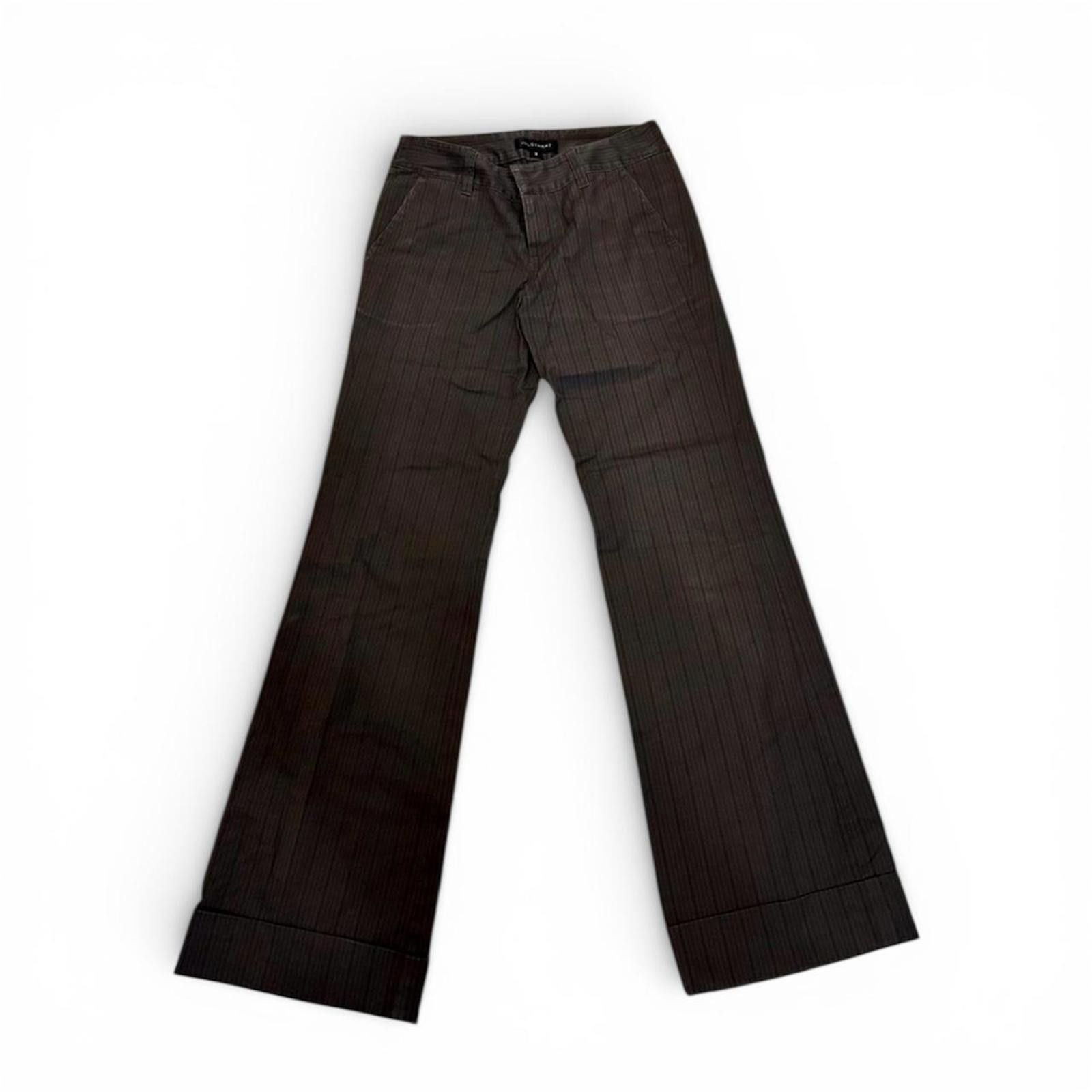 Jil Stuart Jill Stuart mid rise preppy gray vintage trousers Size 26" / US 2 / IT 38 - 1 Thumbnail