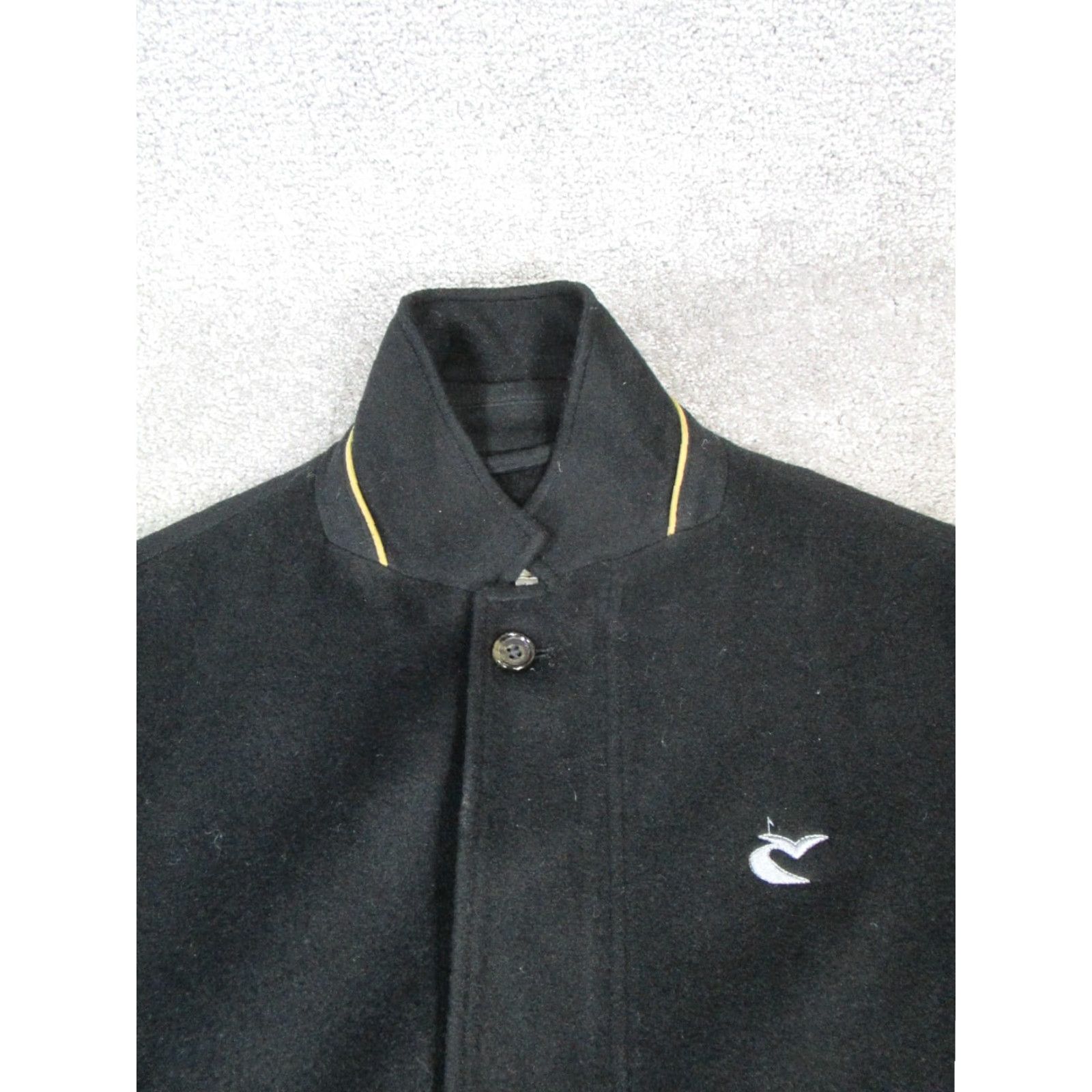 Peter Millar Peter Millar Coat Womens Large Black Golf Cashmere Wool *Logo Size L / US 10 / IT 46 - 2 Thumbnail