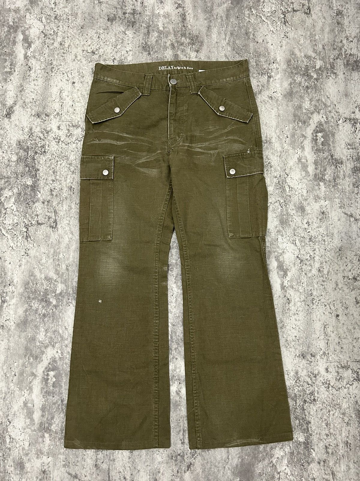 Hysteric Glamour × Japanese Brand × Tete Homme Ufin & Sons Japan Cargo Pants Size US 33 - 1 Thumbnail