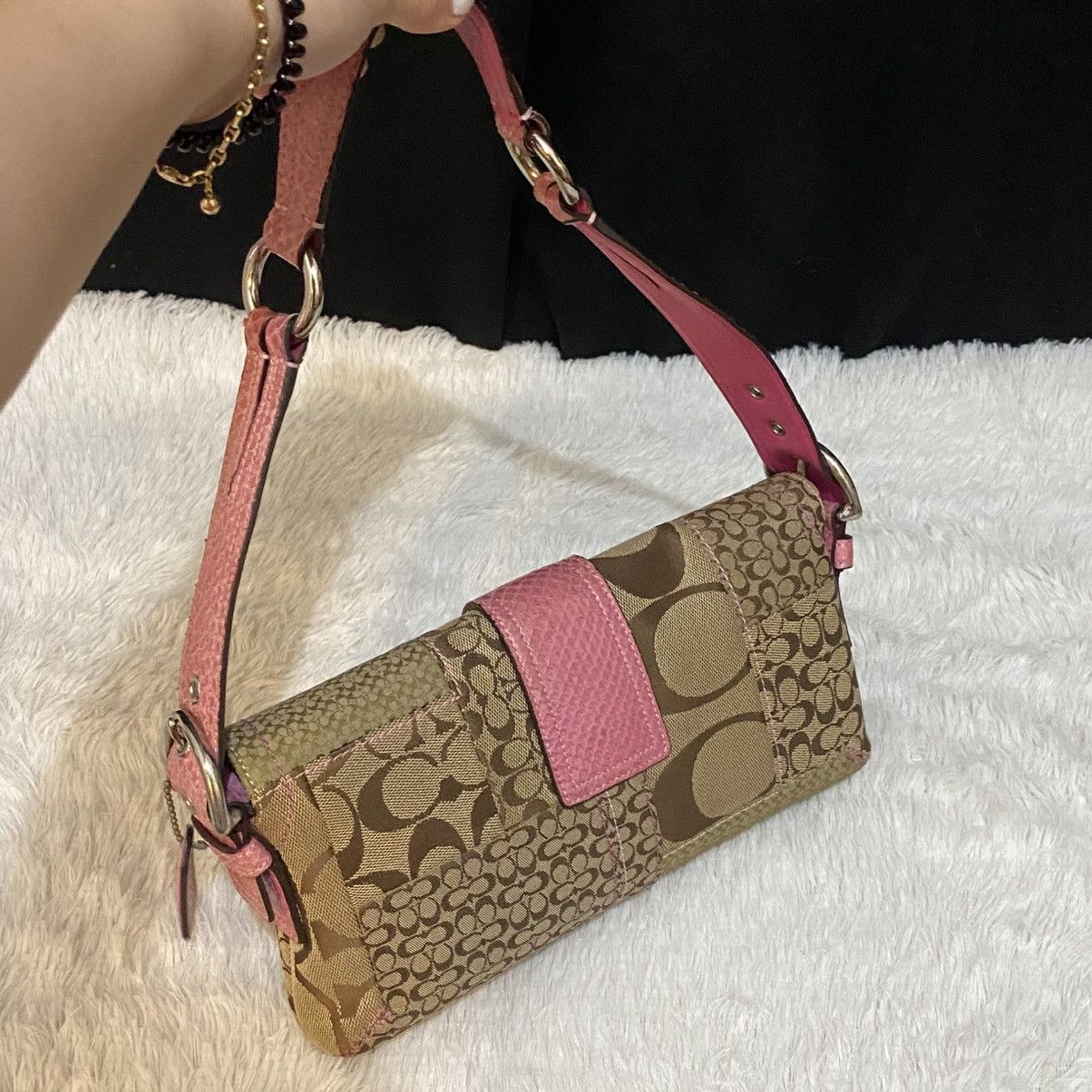Coach Coach Patchwork Soho Flap Vintage Shoulder Bag Size ONE SIZE - 3 Thumbnail