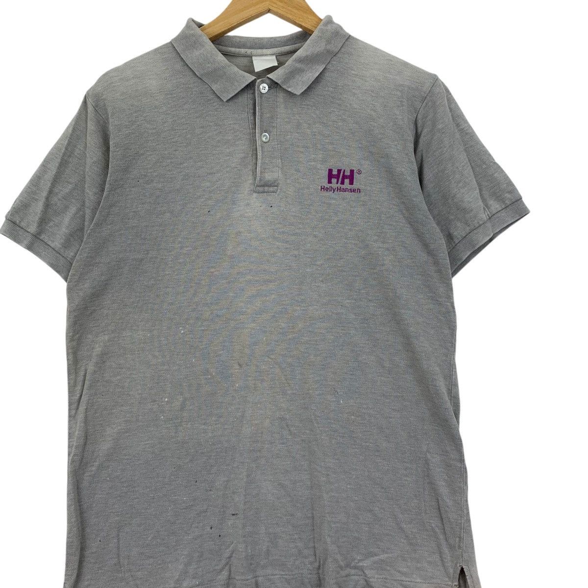 Vintage HELLY HANSEN SAILING Natural Sun Faded Polo Tee