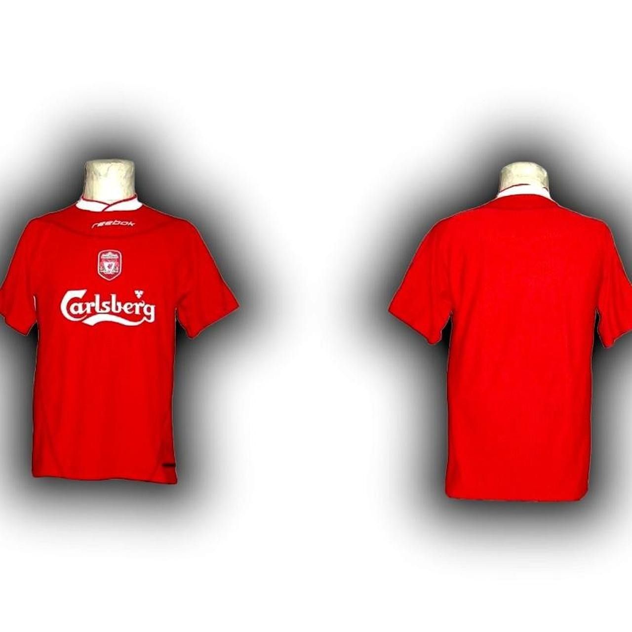 Reebok Fc Liverpool England 2002 2003 2004 Home Shirt Jersey Size US S / EU 44-46 / 1 - 3 Thumbnail