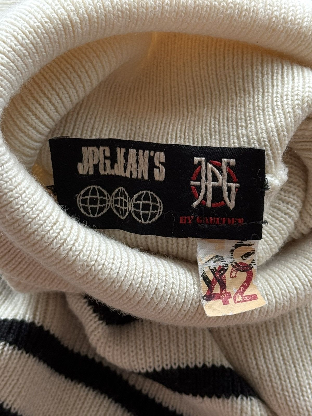 Jean Paul Gaultier × Vintage Jean Paul Gaultier A/W 2003 archive vintage striped sweater Size M / US 6-8 / IT 42-44 - 11 Thumbnail