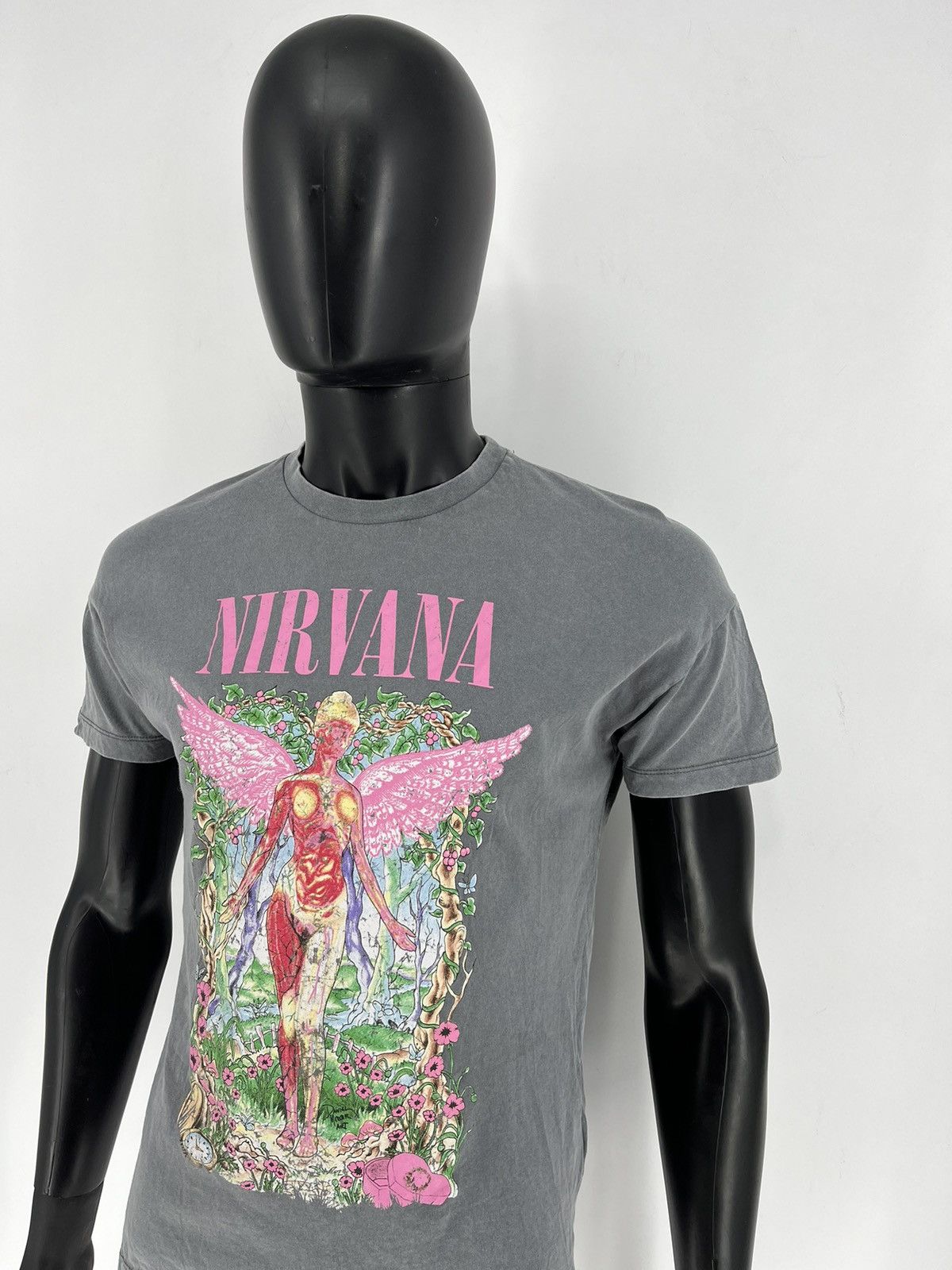 Band Tees Vintage Y2K Nirvana Kurt Cobain Tee Print Band Tour Rock Size US XS / EU 42 / 0 - 4 Thumbnail