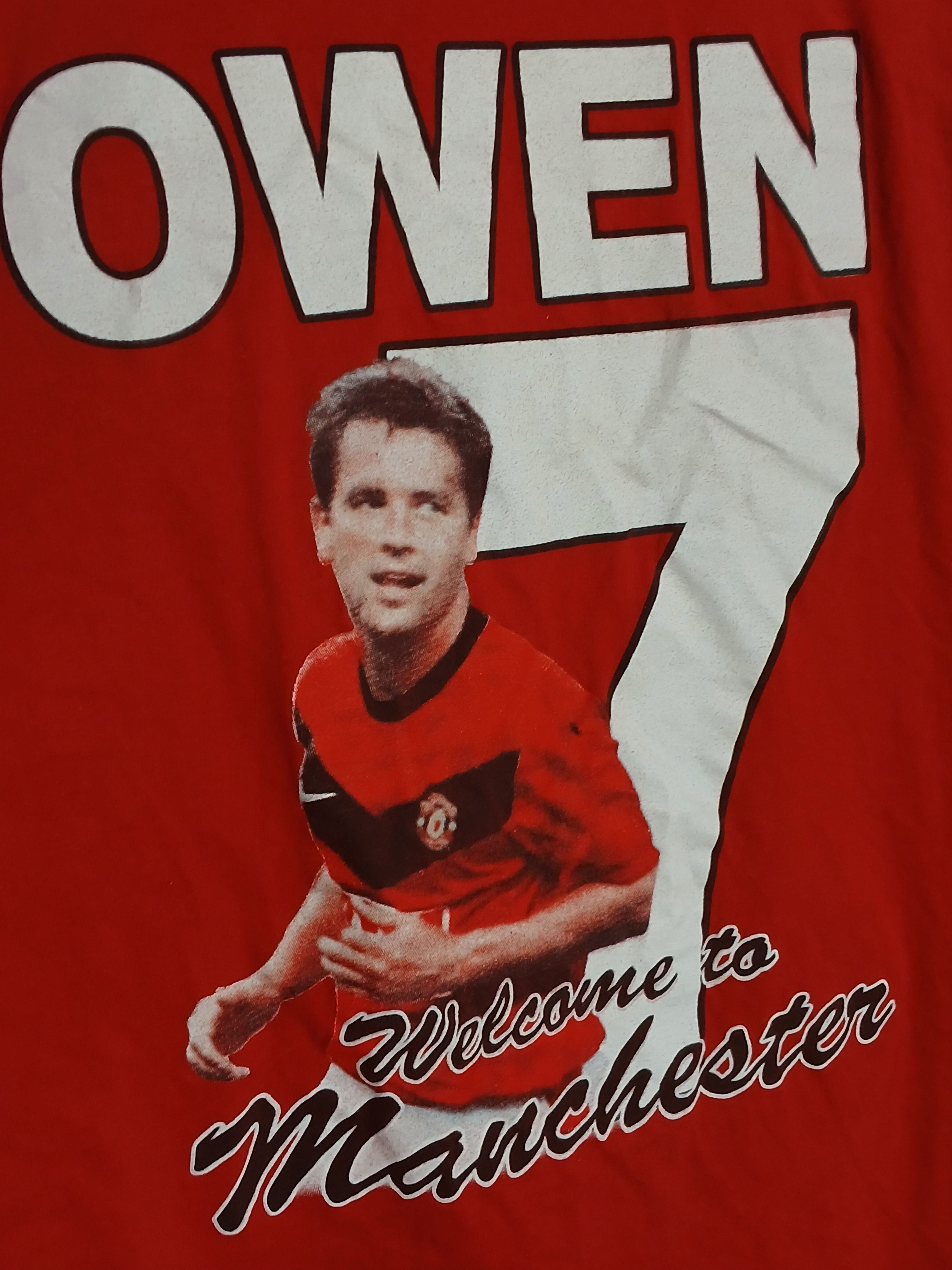 Fruit Of The Loom Manchester United Owen Football T-Shirt Size US L / EU 52-54 / 3 - 4 Thumbnail
