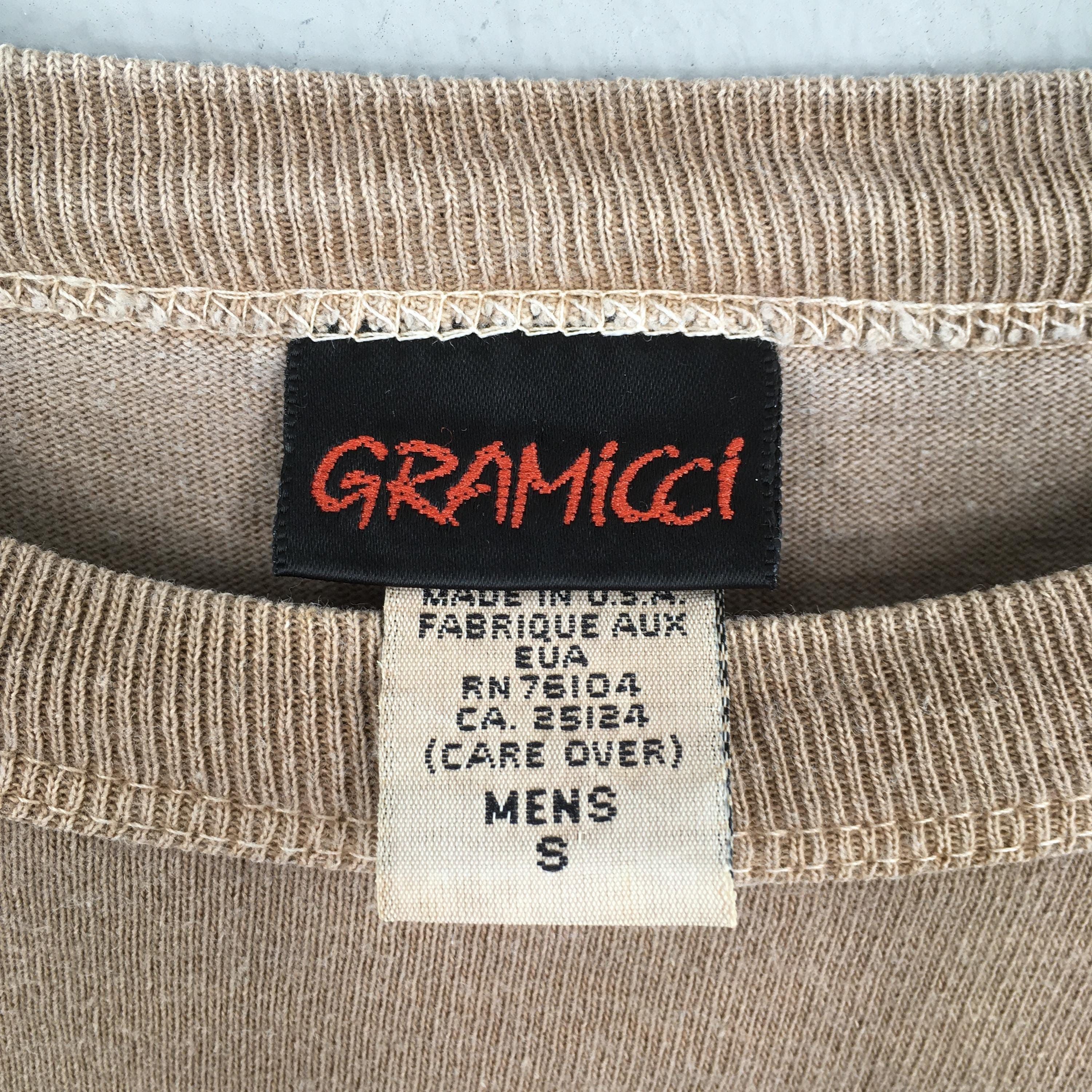 Gramicci × Vintage Vintage 90s Gramicci Usa Brown Graphics Tshirt Small Size US S / EU 44-46 / 1 - 7 Thumbnail