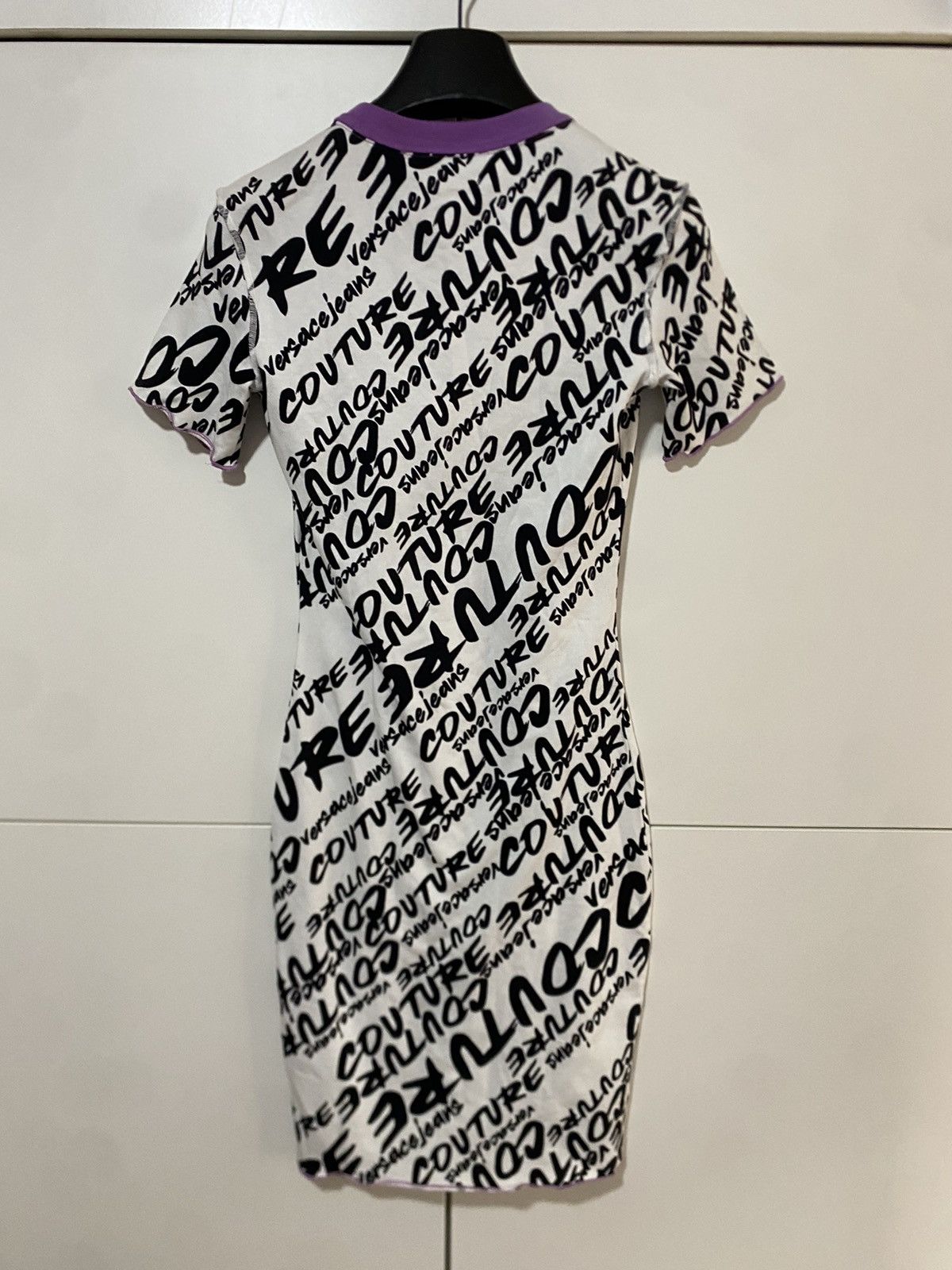 Versace Jeans Couture Print Logo Brushed Versace Jeans Culture Jersey T-Shirt, XS, Size XS / US 0-2 / IT 36-38 - 10 Thumbnail