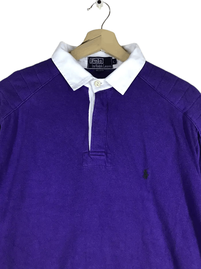 Polo Ralph Lauren Vintage Polo by Ralph Lauren Rugby Jerseys Size US L / EU 52-54 / 3 - 3 Thumbnail