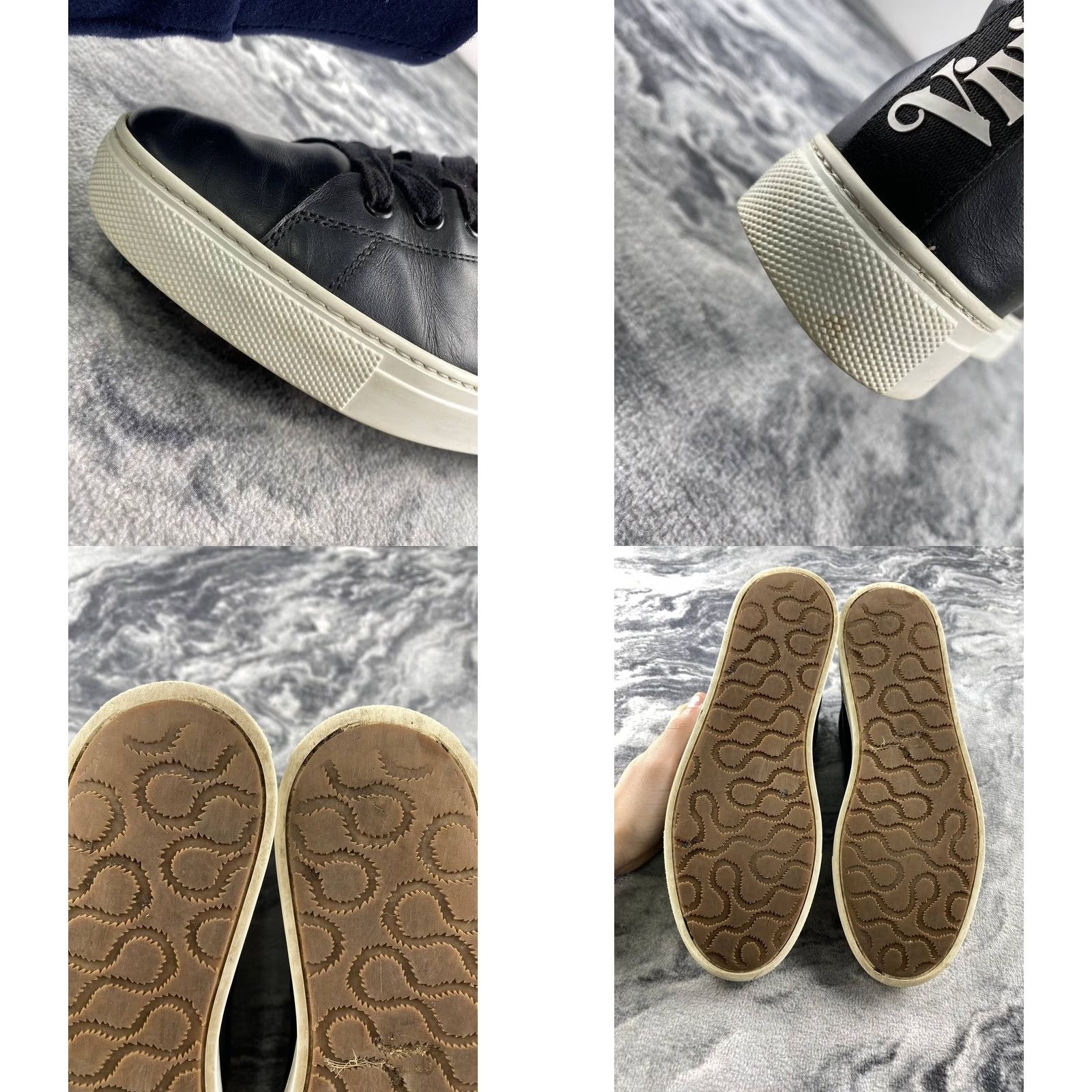 Vivienne Westwood Vivienne Westwood Leather Sneakers Men Size 40 Black Size US 10 / EU 43 - 11 Thumbnail